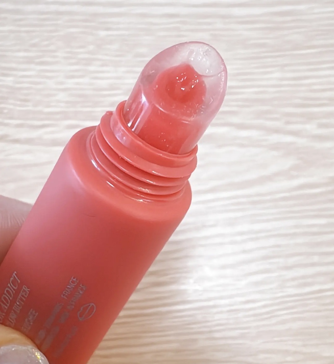 ディオール アディクト リップ グロウ バター 105 ライチ/Dior/口紅・グロス・リップライナー・リップケアを使ったクチコミ（2枚目）