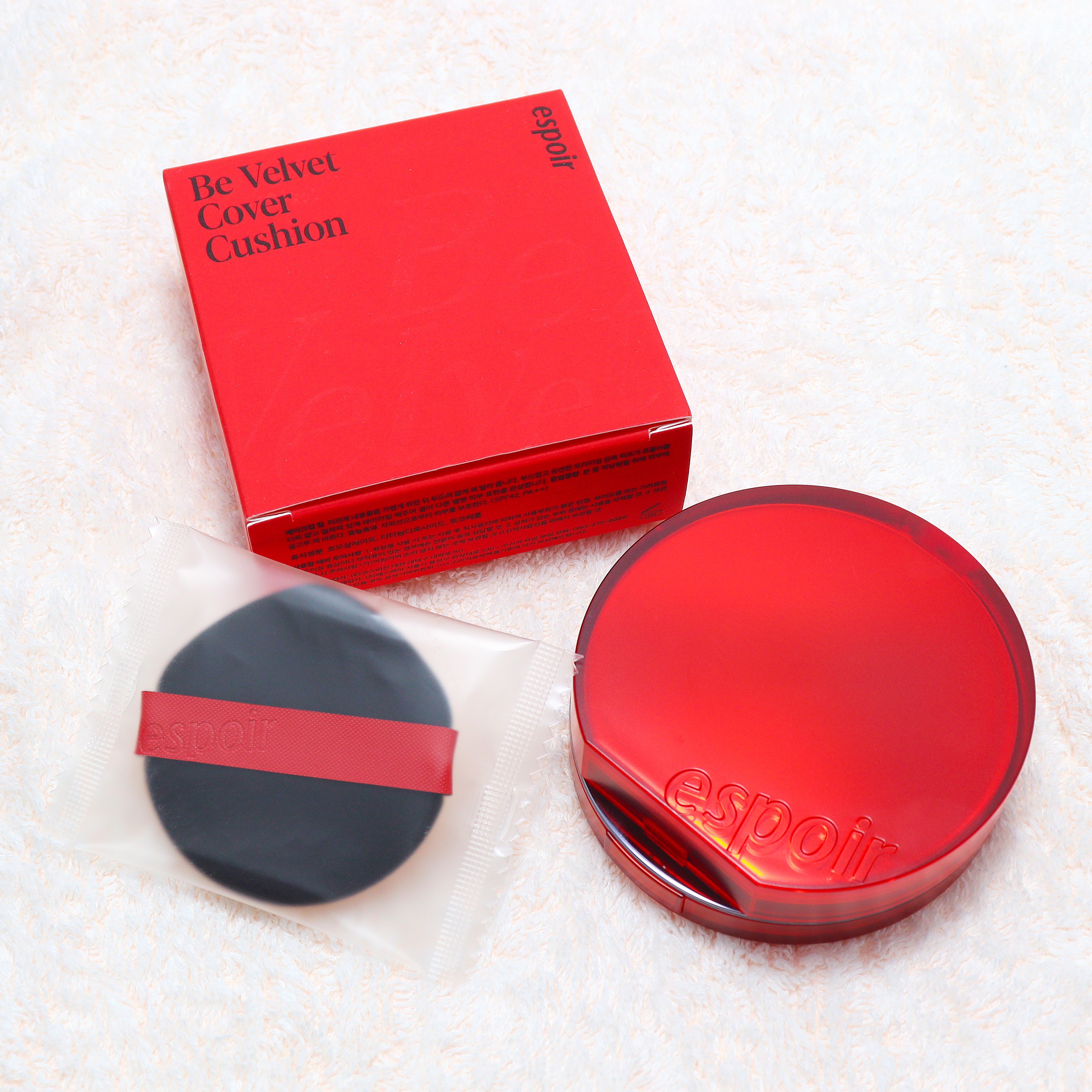 ビーベルベットカバークッション/espoir/クッションファンデーションを使ったクチコミ（2枚目）