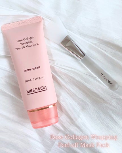 ローズコラーゲンラッピングピールオフマスクパック/MIGUHARA/洗い流すパック・マスクを使ったクチコミ(2枚目)