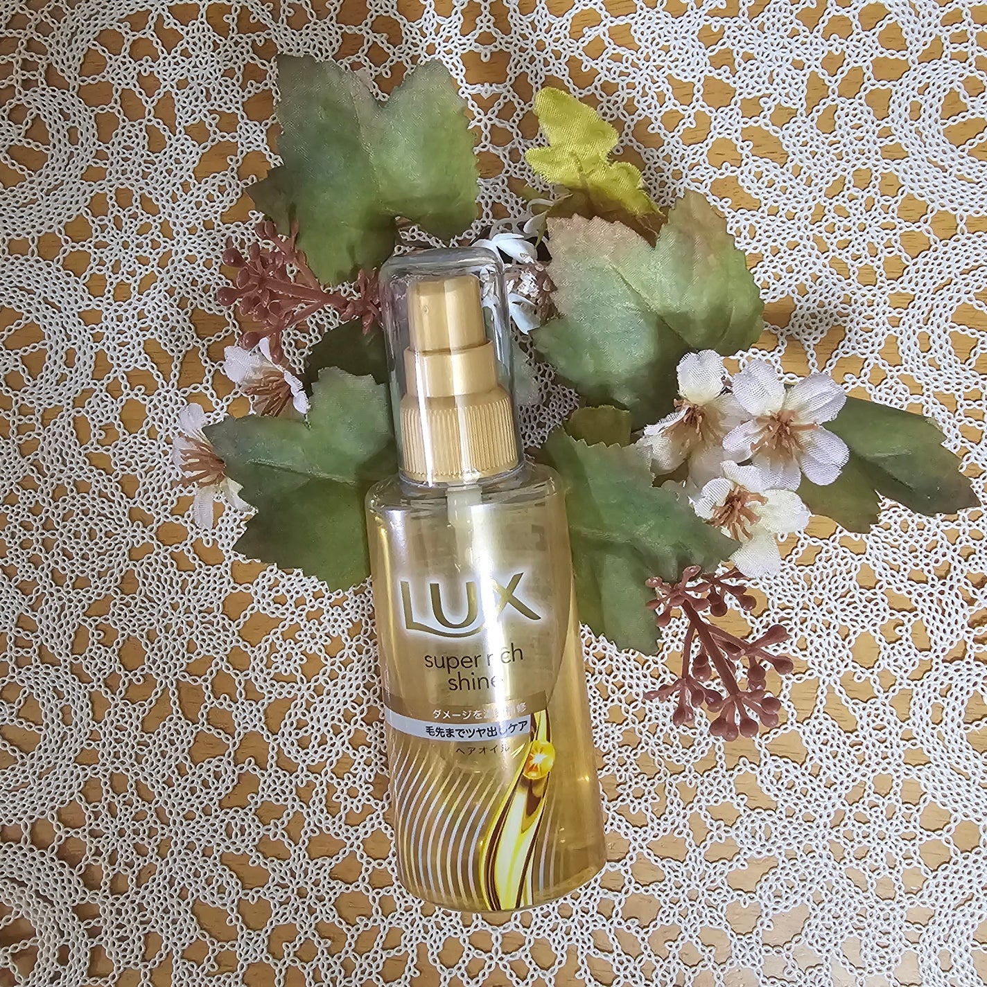 ラックススーパーリッチシャインダメージリペア補修ヘアオイル/LUX/ヘアオイルを使ったクチコミ(1枚目)