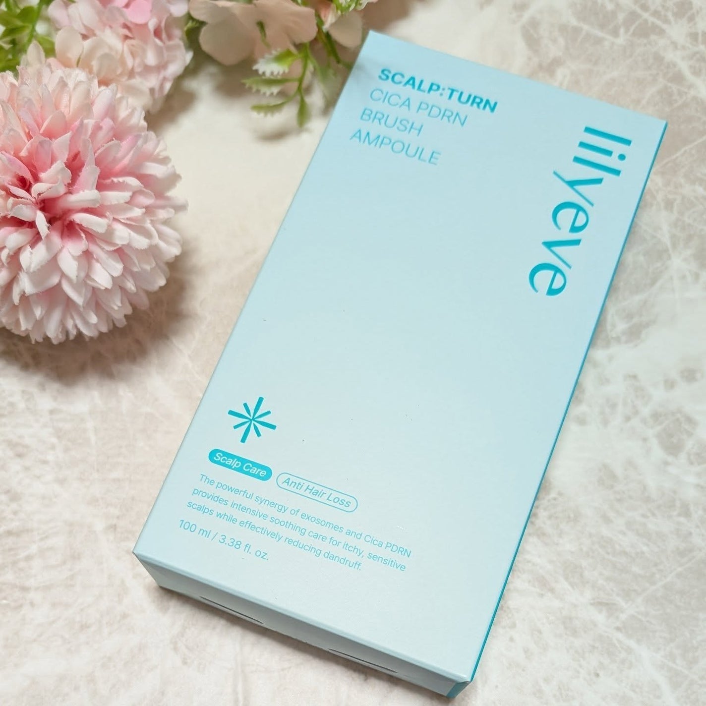 スカルプターンヘアアンプル/リリーイブ/頭皮ローションを使ったクチコミ(1枚目)