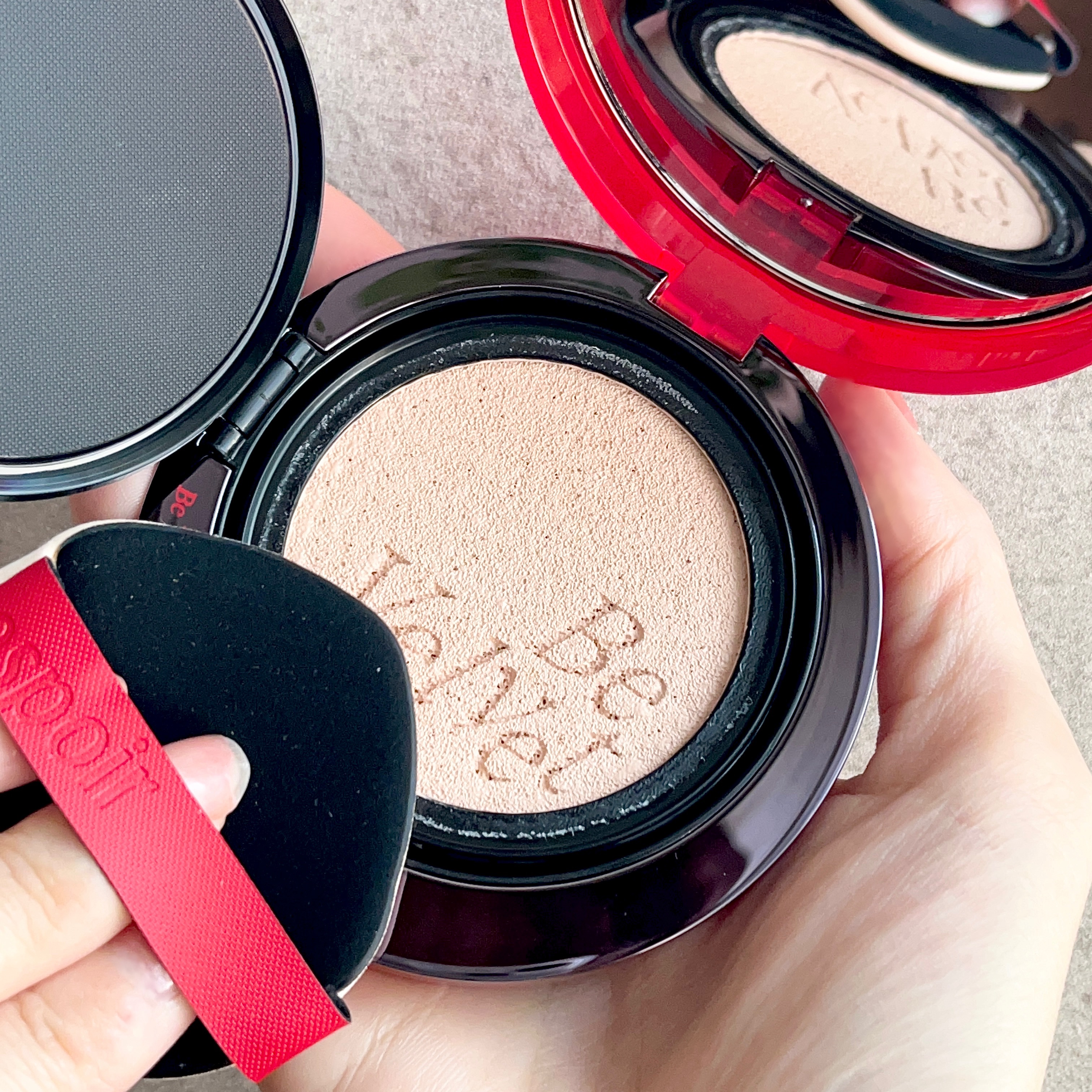 ビーベルベットカバークッション/espoir/クッションファンデーションを使ったクチコミ（3枚目）