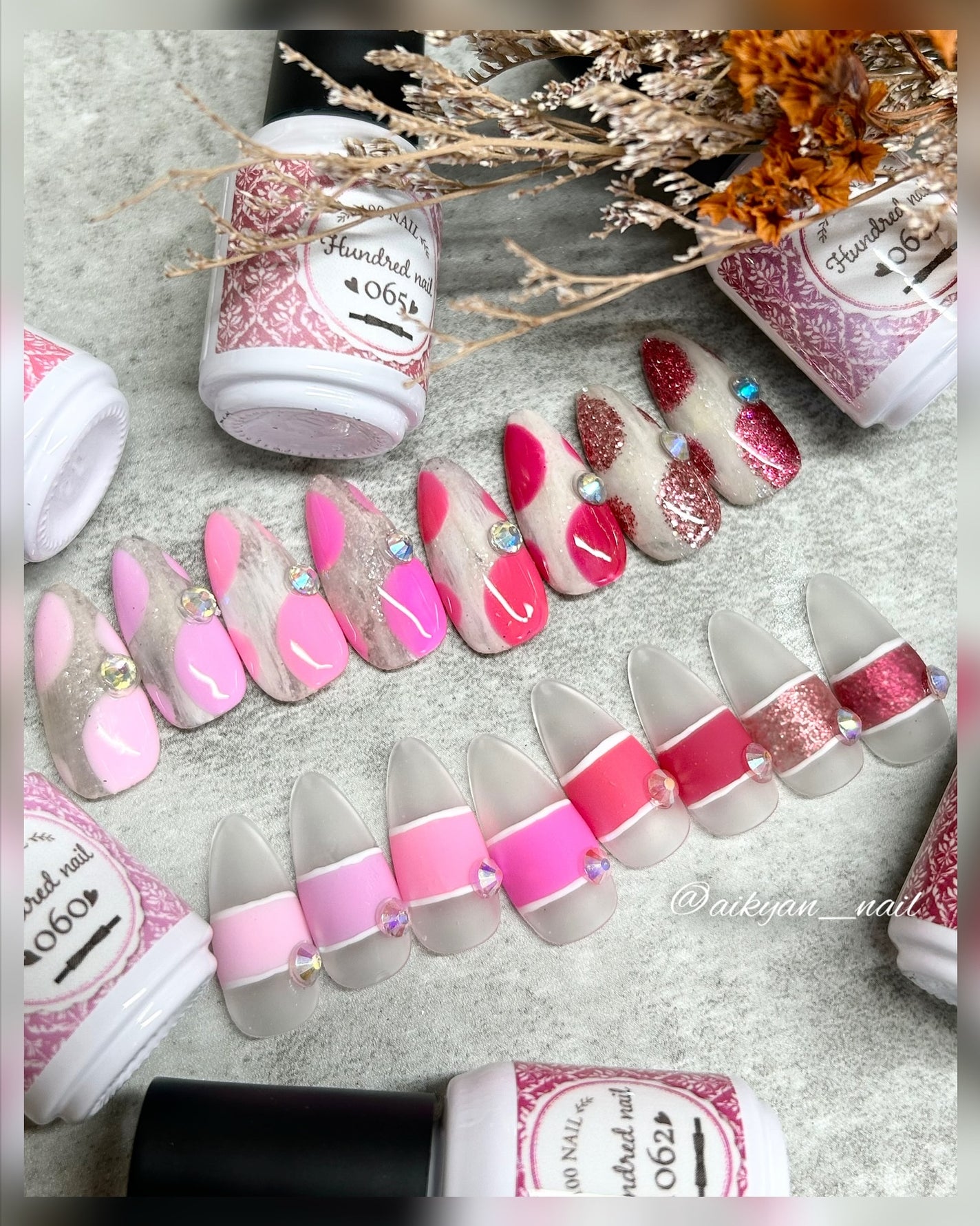 ピンクマニア/100nail/ジェルネイルを使ったクチコミ(1枚目)