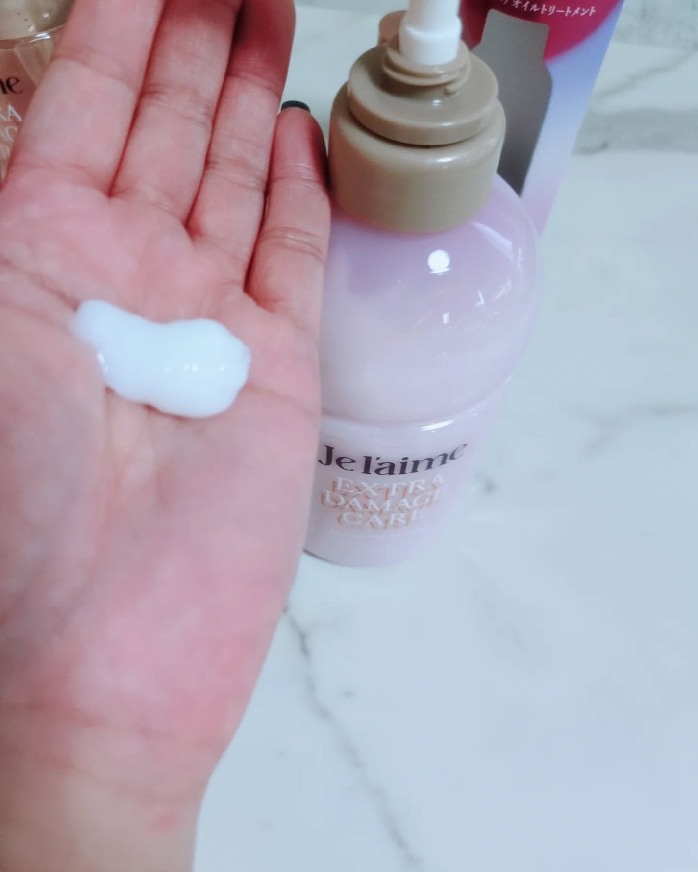 ジュレーム レイヤード シャンプー/ヘアトリートメント (エクストラダメージケア)/Je l'aime/市販シャンプーを使ったクチコミ(5枚目)