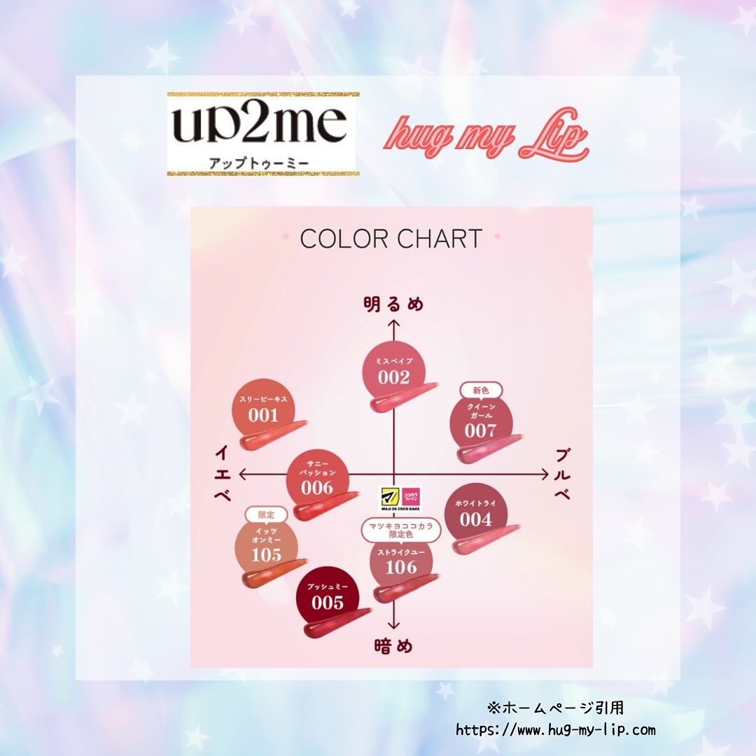 アップトゥーミー ハグマイリップ カラーロックプランパー/up2me/リッププランパーを使ったクチコミ(5枚目)