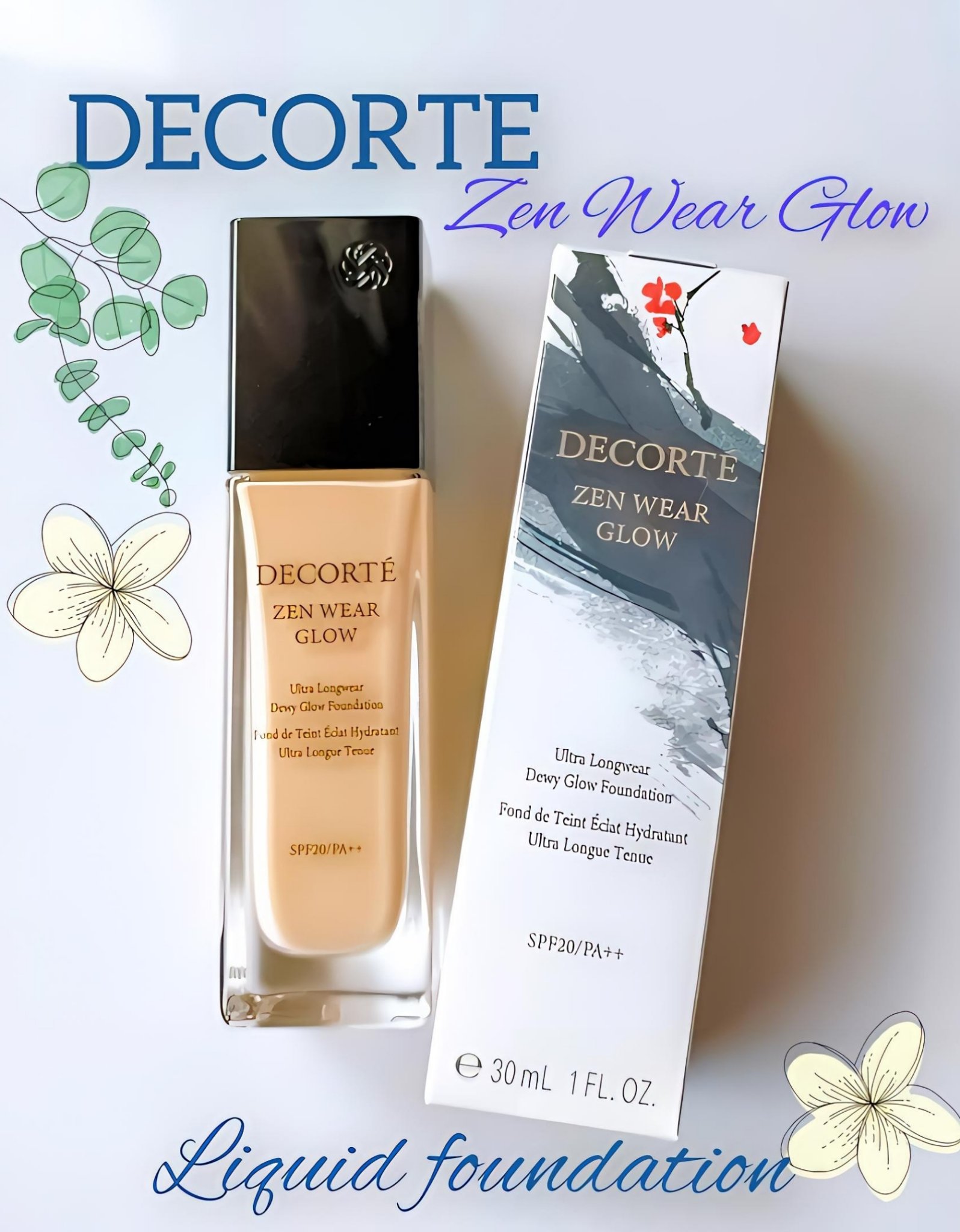 ゼン ウェア グロウ N16/DECORTÉ/リキッドファンデーションを使ったクチコミ（1枚目）