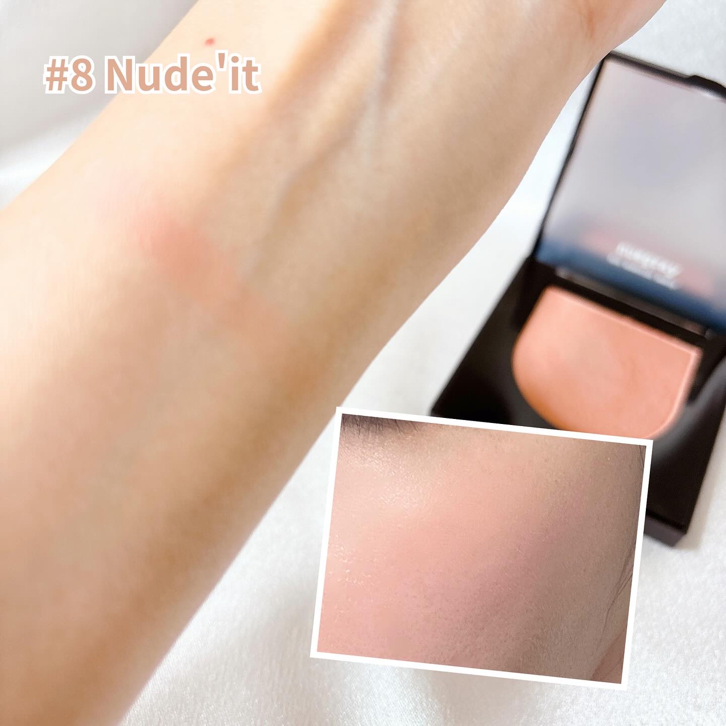 スウェイチークブラッシャー/nuegray/ジェル・クリームチークを使ったクチコミ（3枚目）