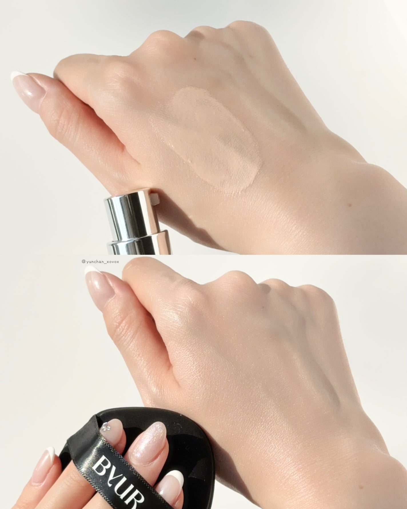 セラムフィット スキニー グローリキッドファンデーション/ByUR/リキッドファンデーションを使ったクチコミ(6枚目)