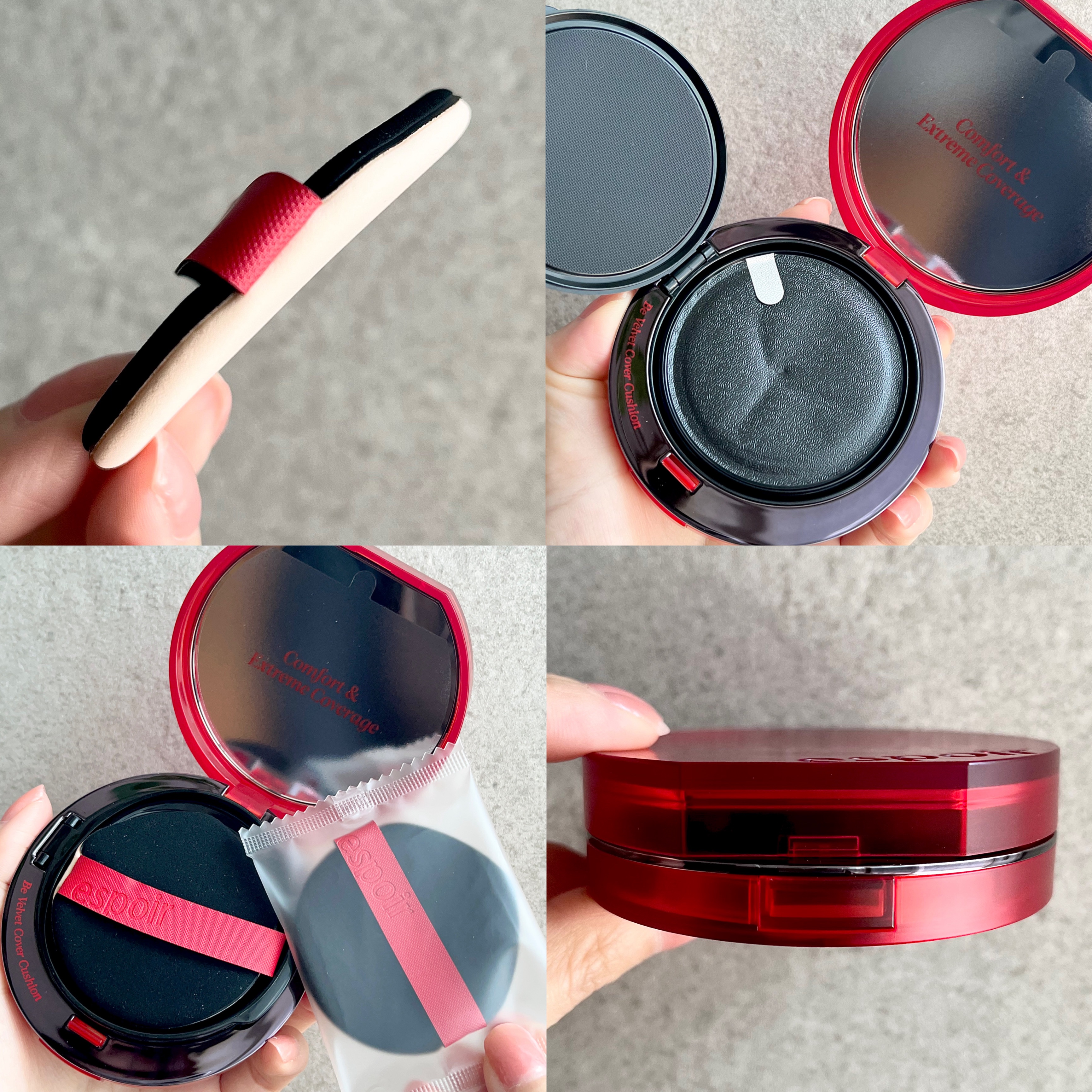 ビーベルベットカバークッション/espoir/クッションファンデーションを使ったクチコミ（2枚目）