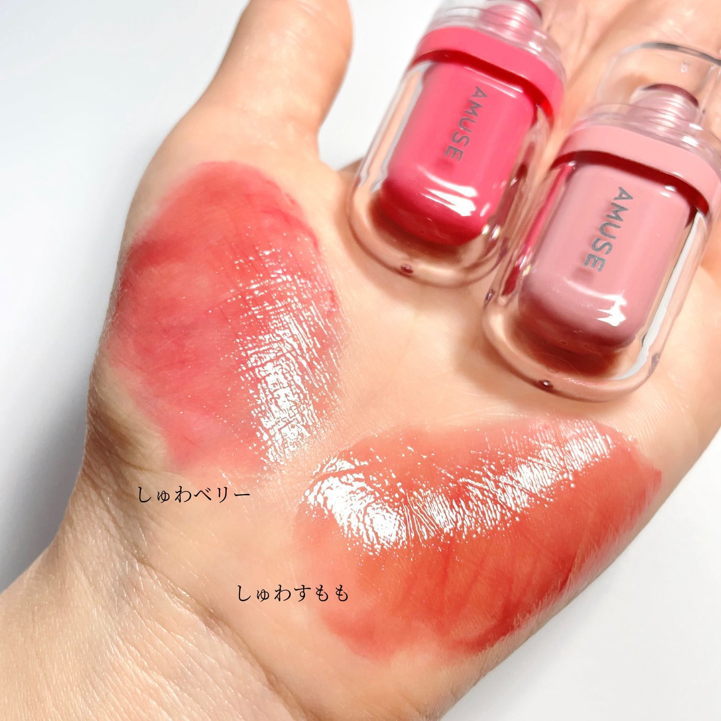 ジェルフィットティント/AMUSE/リップティントを使ったクチコミ(4枚目)