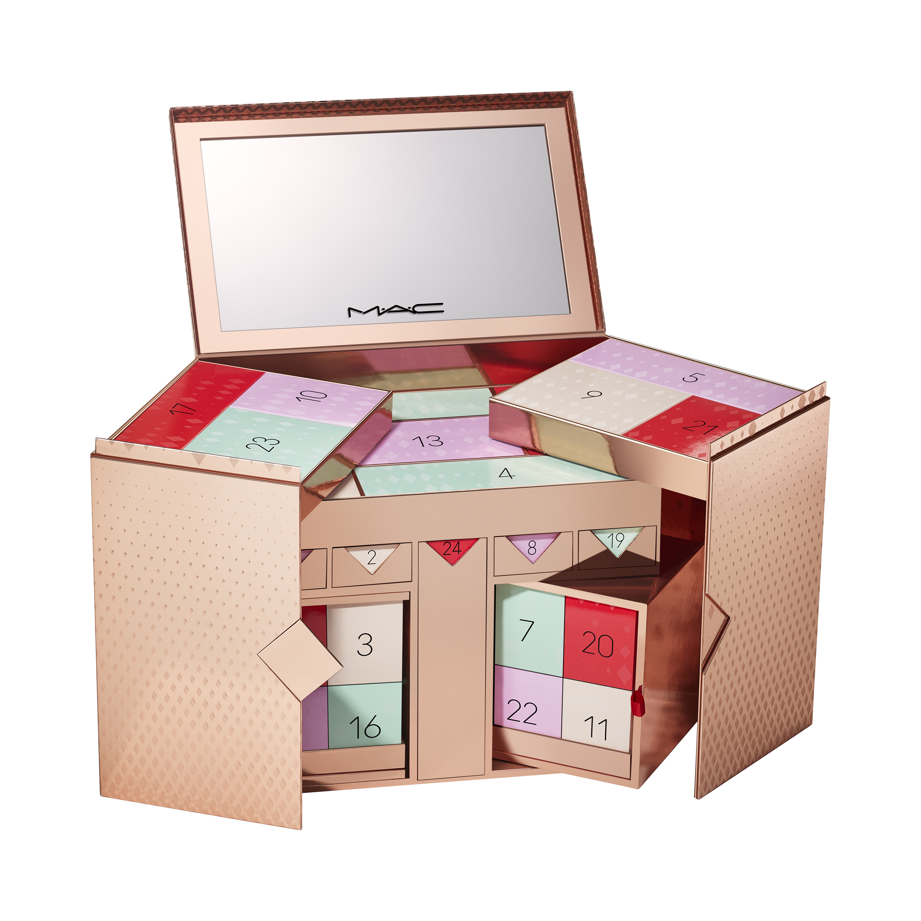 M・A・C アドベントカレンダー 24アイテム 試してみた】M・A・C 24 ミステリー マストハブ アドベント カレンダー