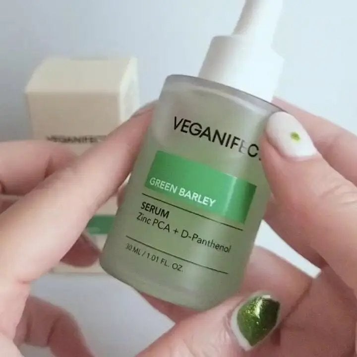 青麦ジンクセラム/Veganifect/美容液を使ったクチコミ(4枚目)