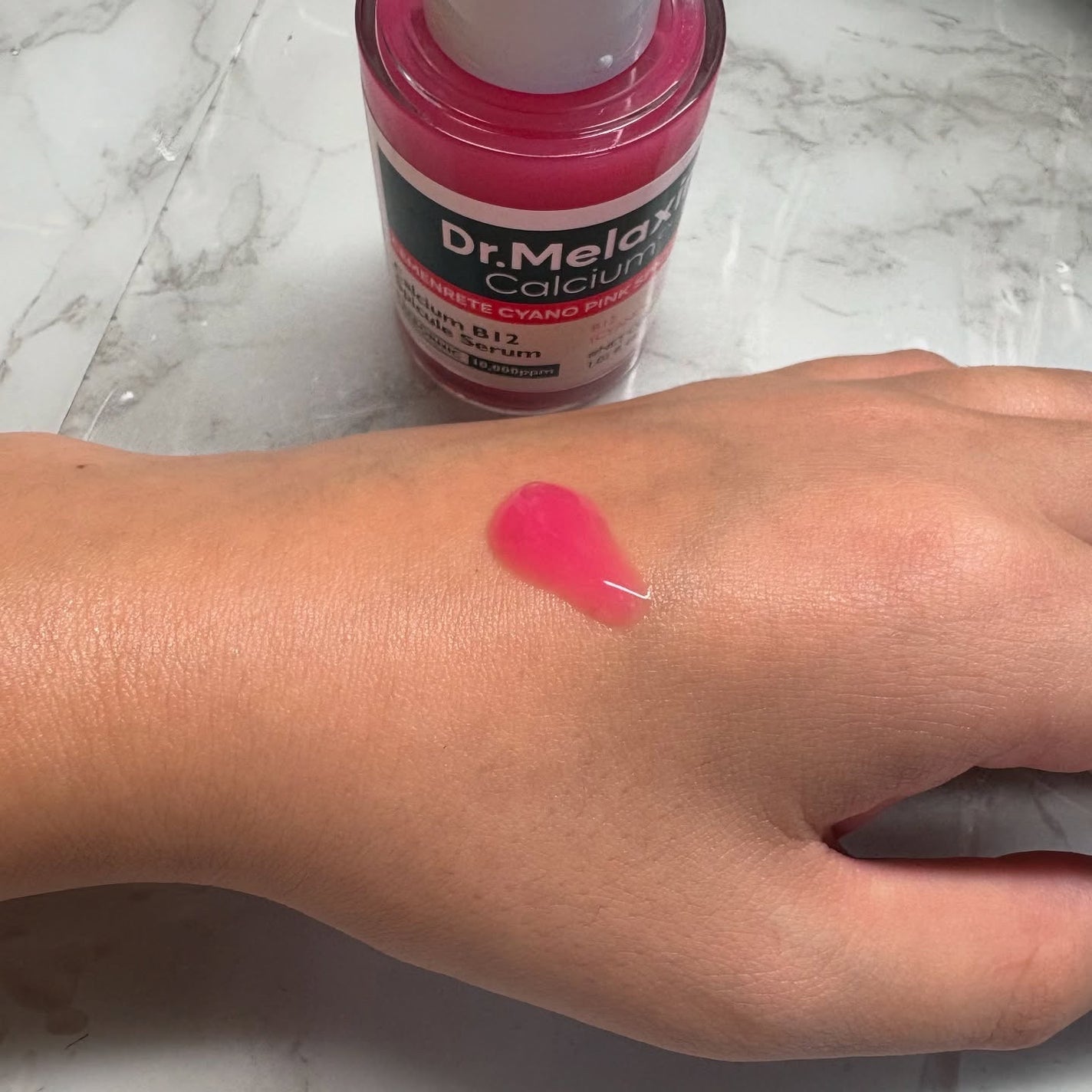 セメンリトシアノ ピンクスピキュールセラム/Dr.Melaxin/美容液を使ったクチコミ(3枚目)