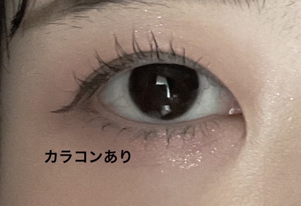 Kaica 1day 優月ブラック（Yuzuki Black）/Kaica/ワンデー（１DAY）カラコンを使ったクチコミ（3枚目）