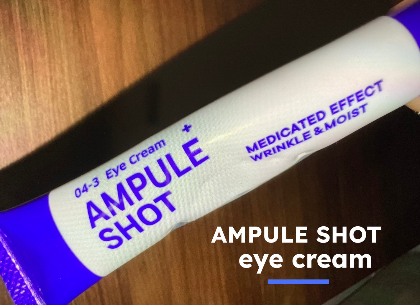 薬用 エフェクト リンクル&モイスト アイクリーム/AMPULE SHOT/アイケア・アイクリームを使ったクチコミ(1枚目)