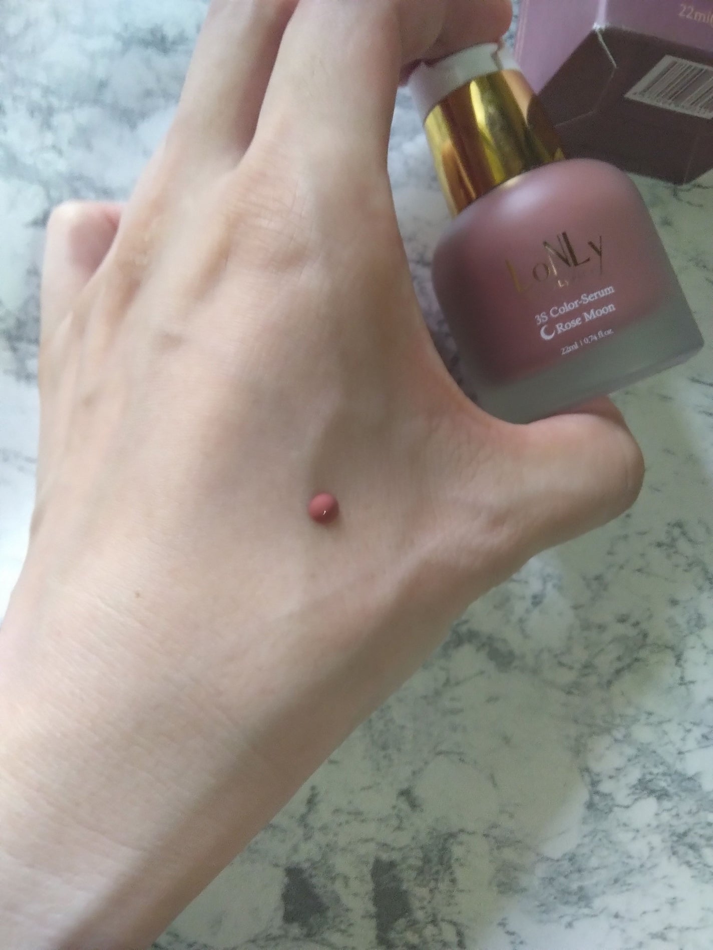 3S カラーセラム/LoNLy /リキッドチークを使ったクチコミ(3枚目)