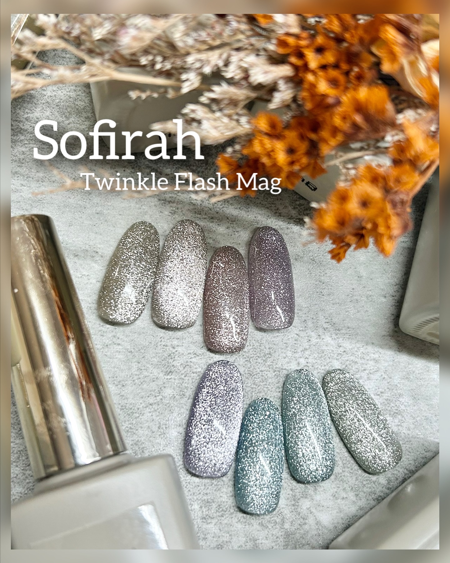 トゥインクルフラッシュマグ/sofirah/ジェルネイルを使ったクチコミ（1枚目）