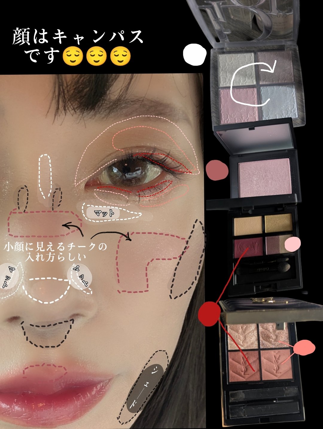 クチュール ミニ クラッチ/YVES SAINT LAURENT BEAUTE/アイシャドウパレットを使ったクチコミ（3枚目）