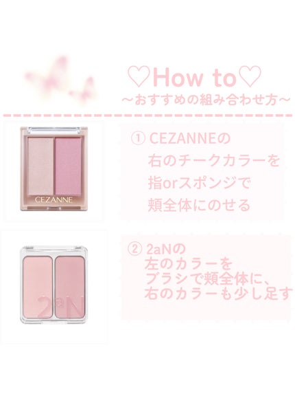 デュアルチーク/2aN/パウダーチークを使ったクチコミ(3枚目)