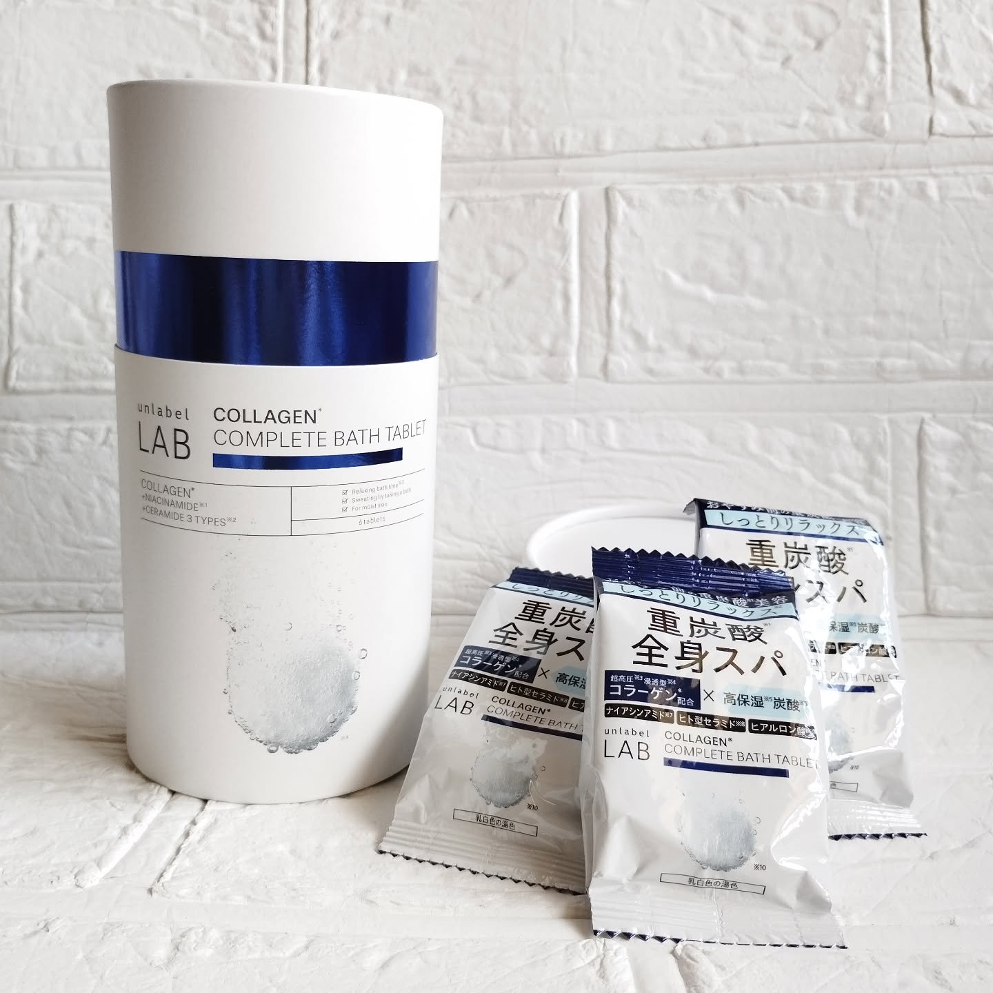 アンレーベル ラボ CO バスタブレット/unlabel/炭酸系入浴剤を使ったクチコミ（2枚目）