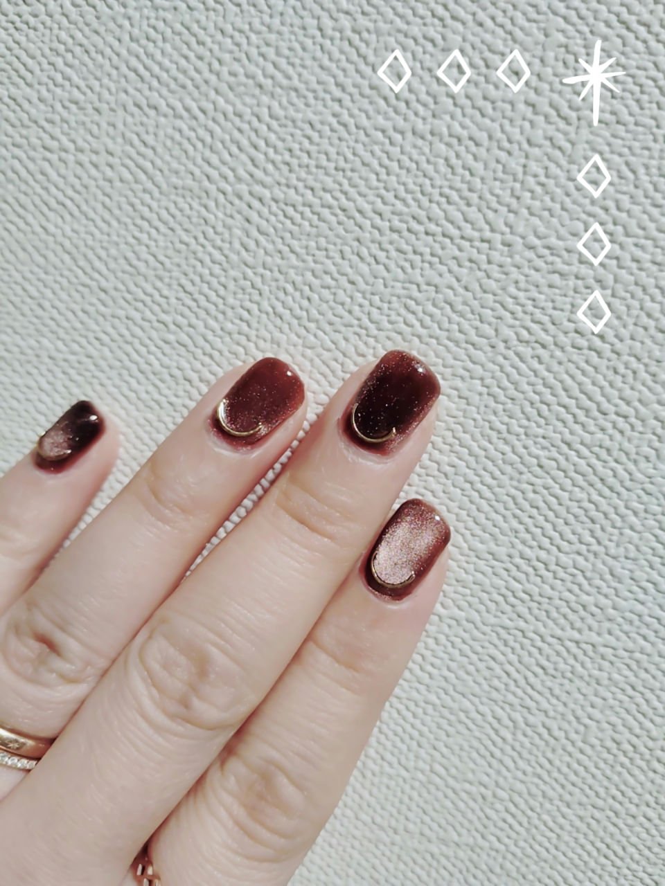 5ミクロンマグネット/ネイル工房/ジェルネイルを使ったクチコミ（1枚目）