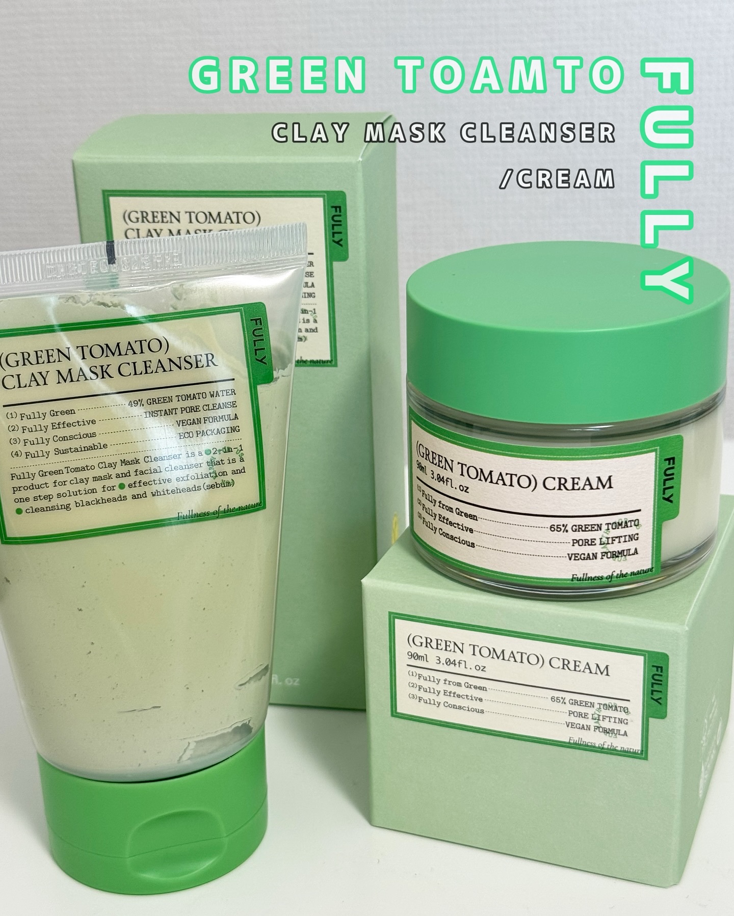 グリーントマトクレイマスククレンザー/FULLY/洗い流すパック・マスクを使ったクチコミ（1枚目）