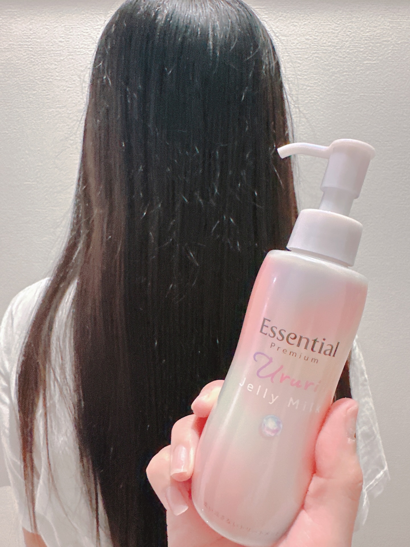 エッセンシャル プレミアム うるりジェリーミルク/エッセンシャル/ヘアミルクを使ったクチコミ（2枚目）