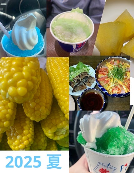 ぽてぃこෆ˚*フォロバ on LIPS 「今年の夏に食べた夏らしい食べ物集めてみた٩(🔥ω🔥)و夏バテ知..」(1枚目)