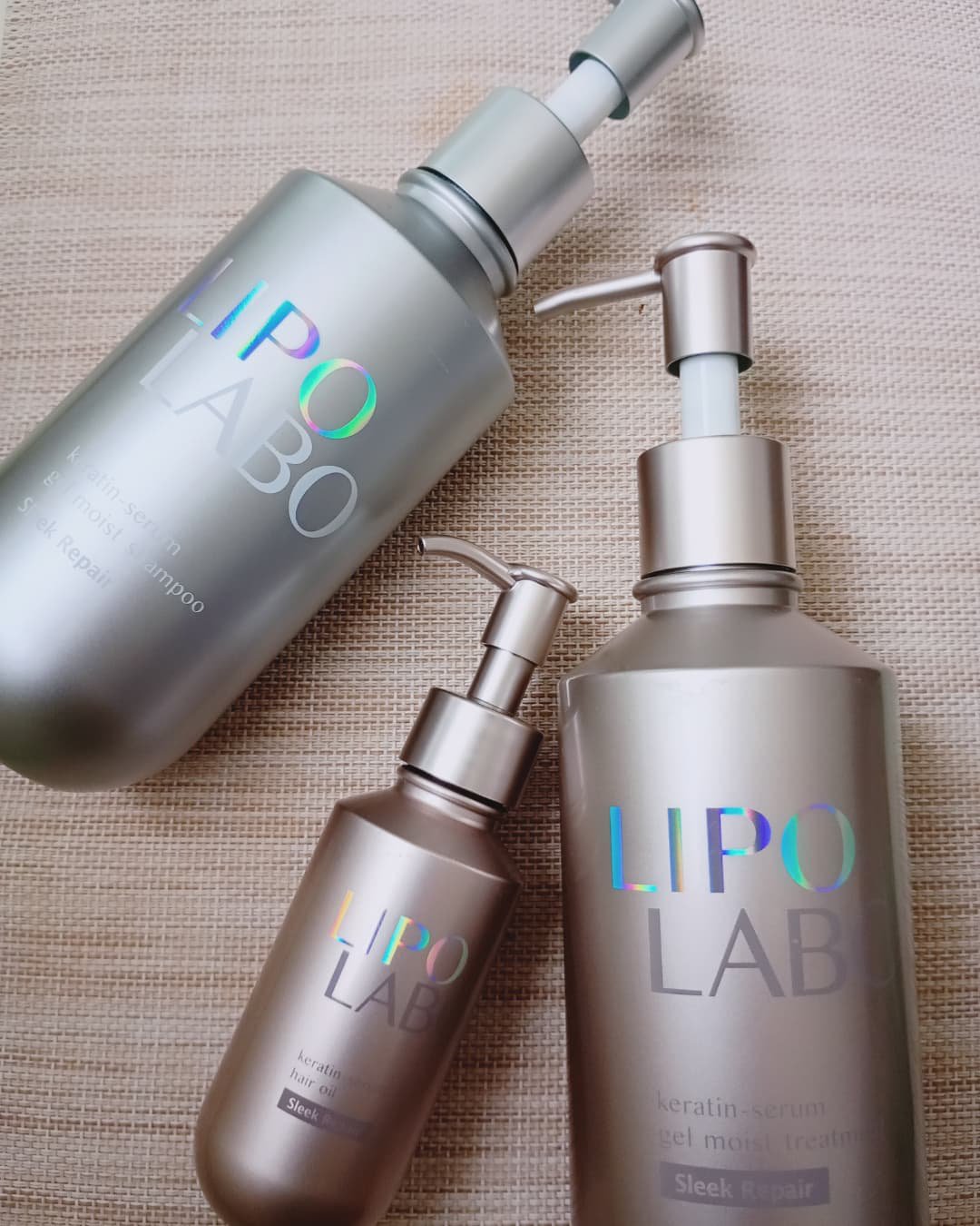 リポ ラボ ケラチンセラム ジェルモイスト シャンプー /トリートメントスリークリペア＊/LIPO　LABO/市販シャンプーを使ったクチコミ（1枚目）