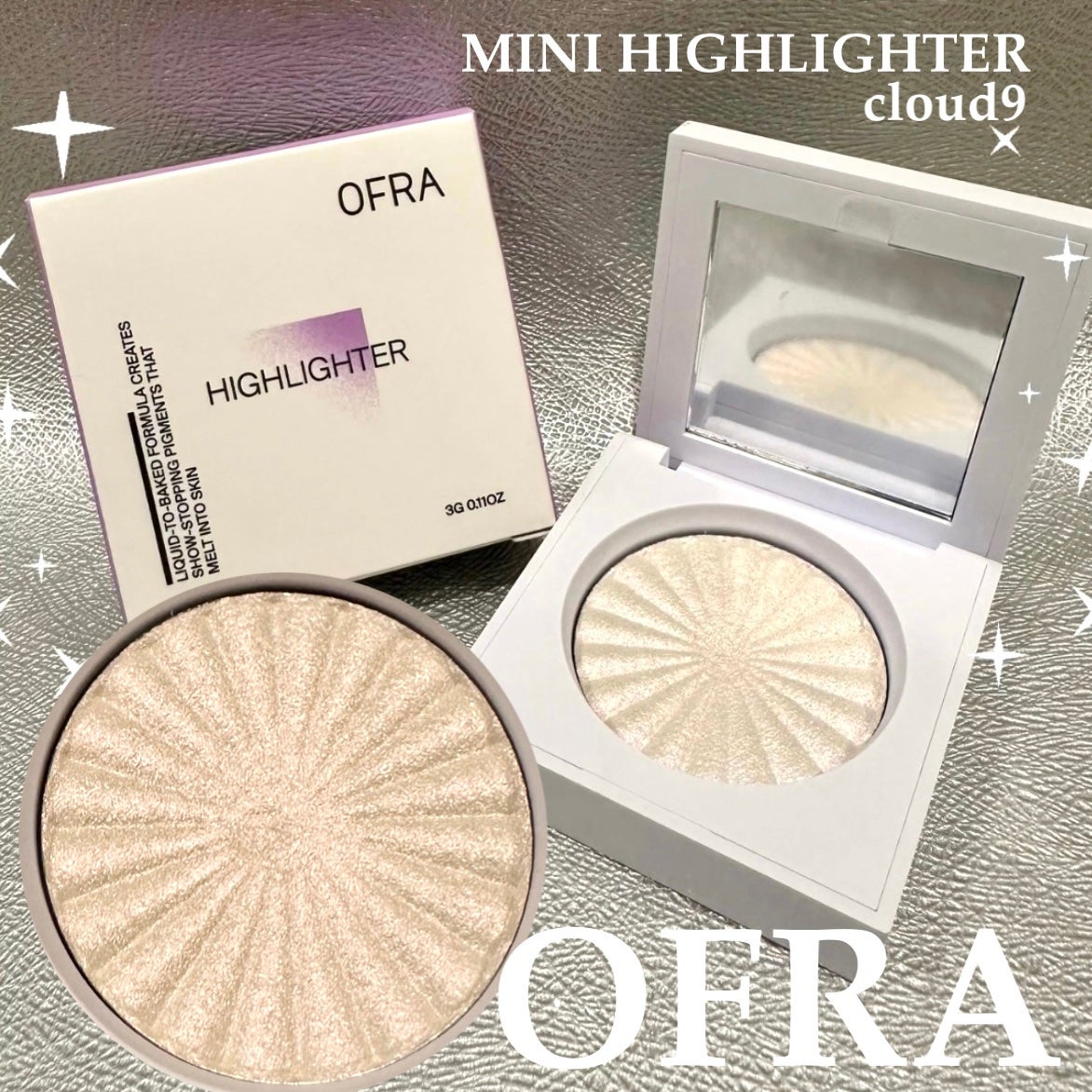 OFRA mini Highlighter/Ofra Cosmetics/パウダーハイライトを使ったクチコミ(1枚目)