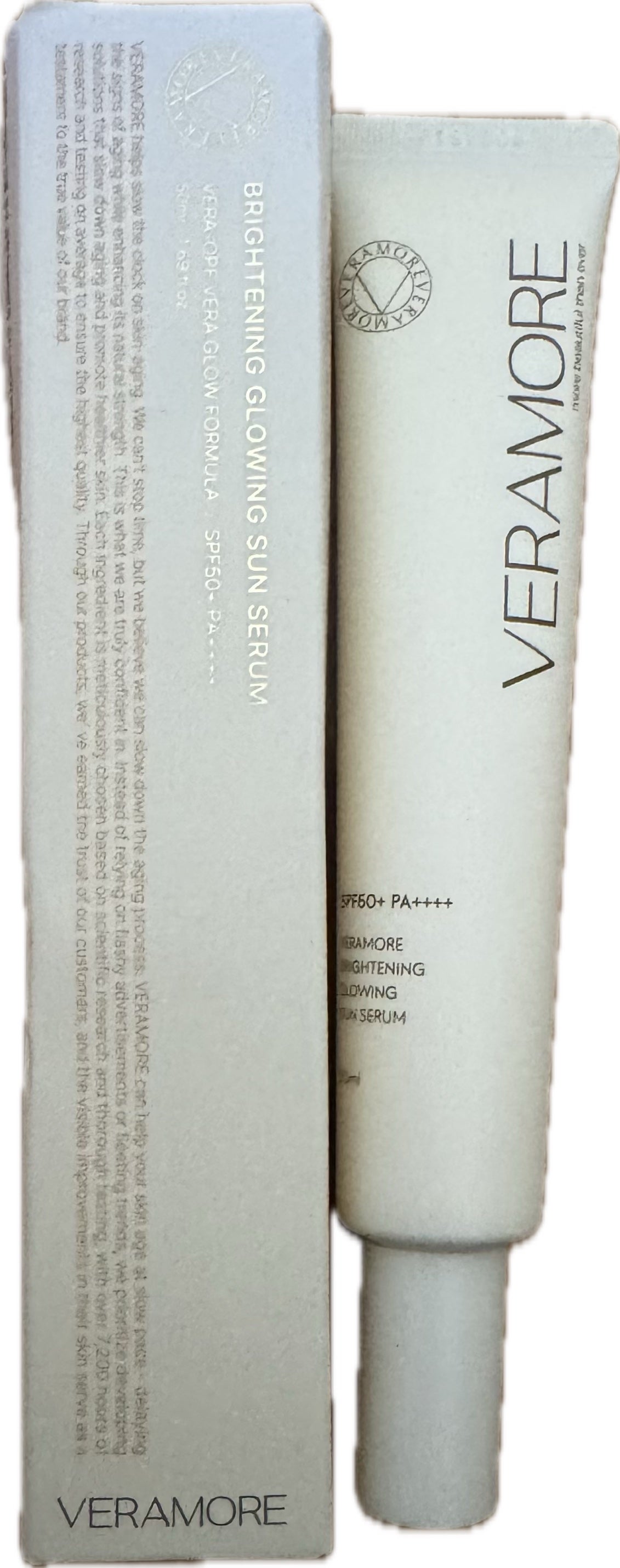 VERAMORE BRIGHTENING GLOWING SUN SERUM/VERAMORE/日焼け止めローションを使ったクチコミ(1枚目)