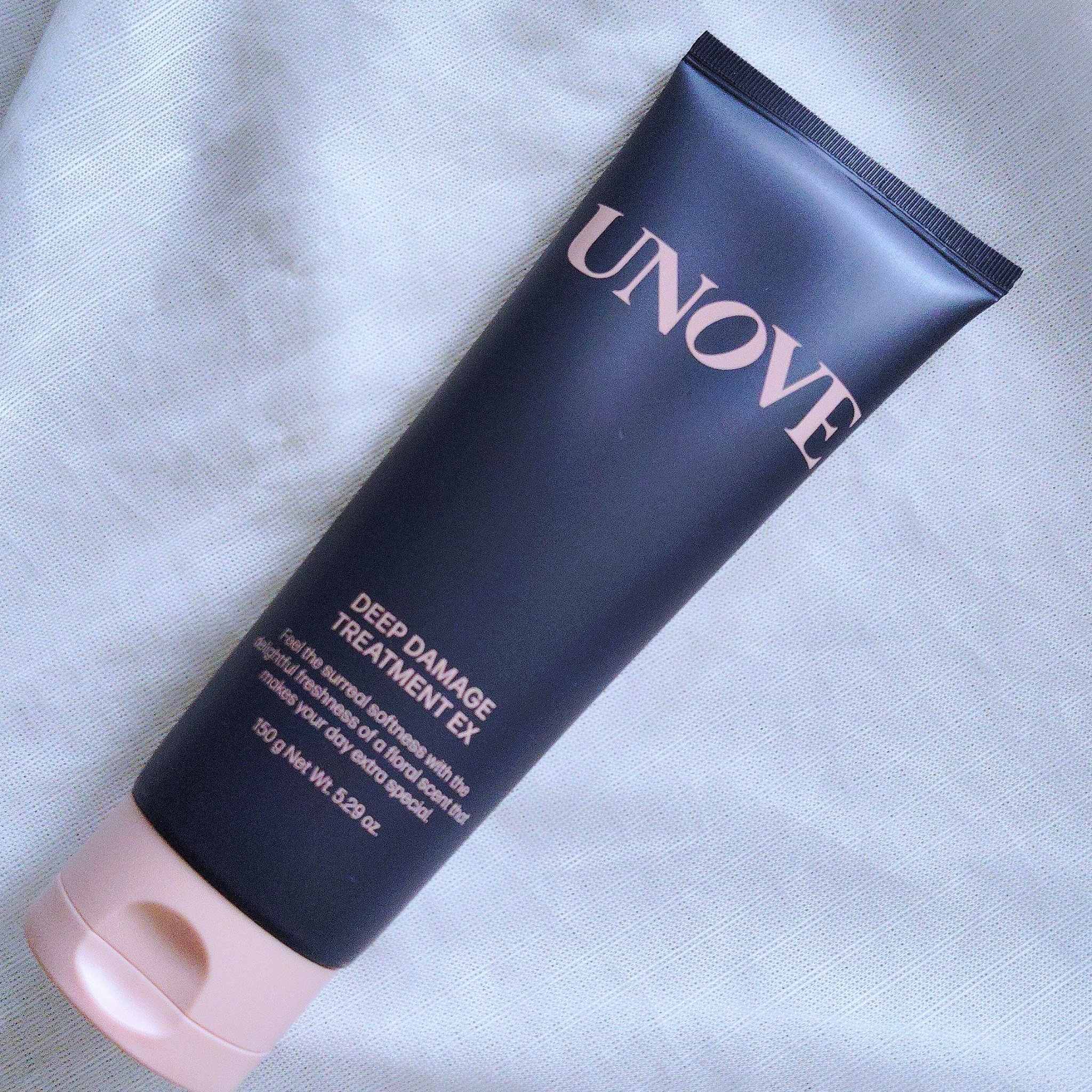 UNOVEさまより商品提供していただきました。

【 UNOVE ディープダメージトリートメントEX 】

LIPSでもベスコス受賞⋆1のタンパク質⋆2トリートメント。
人気ですよね。
LIPSだけじゃなく、色々なSNSでも見かけます。

