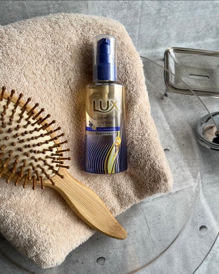 ラックス スーパーリッチシャイン リラックスナイトケア まとまりヘアオイル/LUX/ヘアオイルを使ったクチコミ(1枚目)