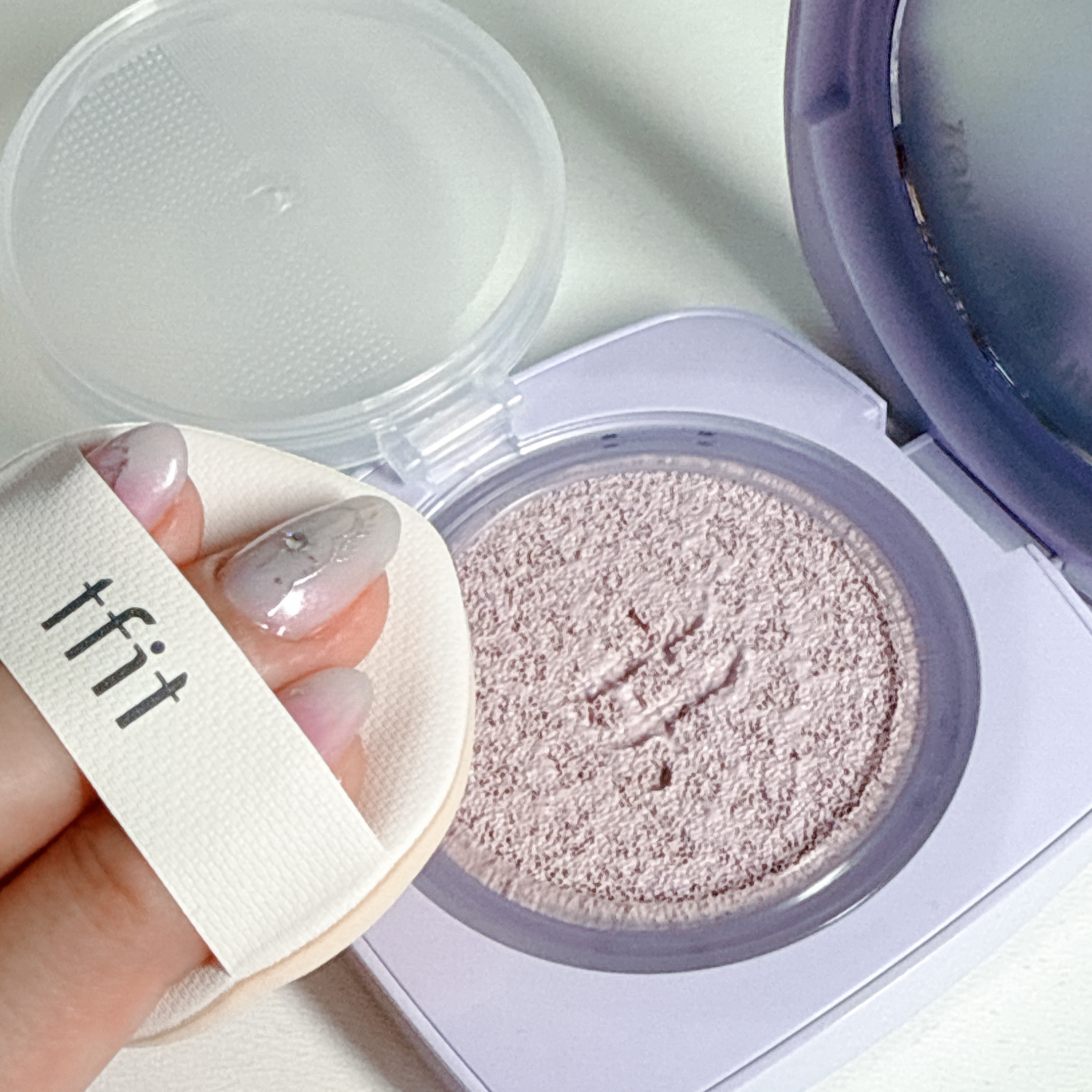 ベースフィットトーンアップサンクッション/TFIT/クッションファンデーションを使ったクチコミ（2枚目）