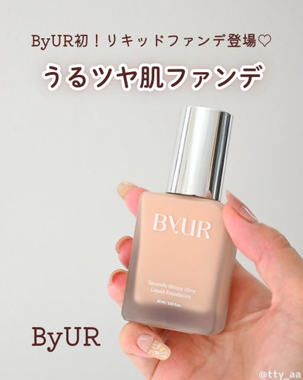 セラムフィット スキニー グローリキッドファンデーション/ByUR/リキッドファンデーションを使ったクチコミ(1枚目)