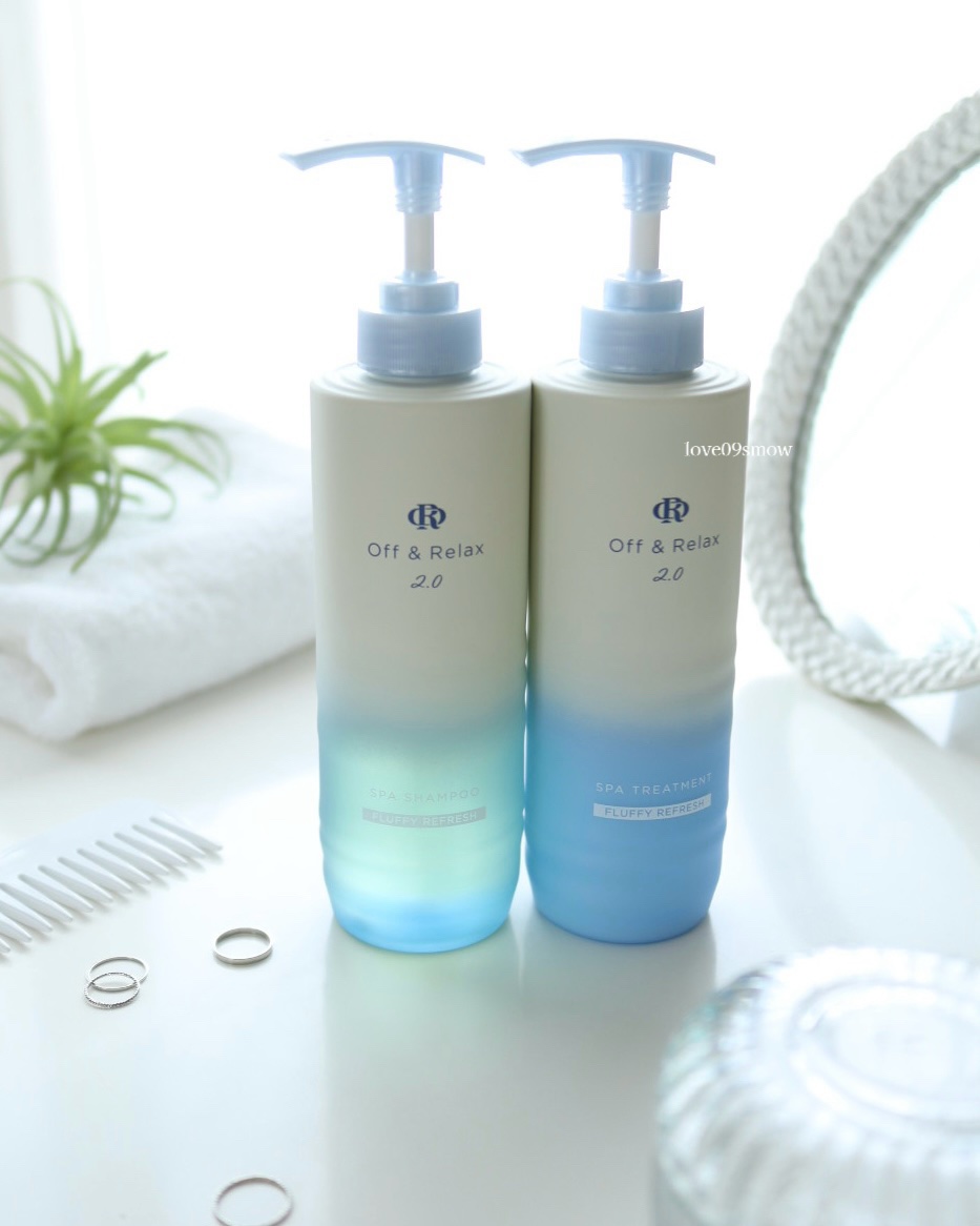 ＯＲ スパ・シャンプー フラッフィーリフレッシュ／トリートメント フラッフィーリフレッシュ/Off&Relax/市販シャンプーを使ったクチコミ（1枚目）