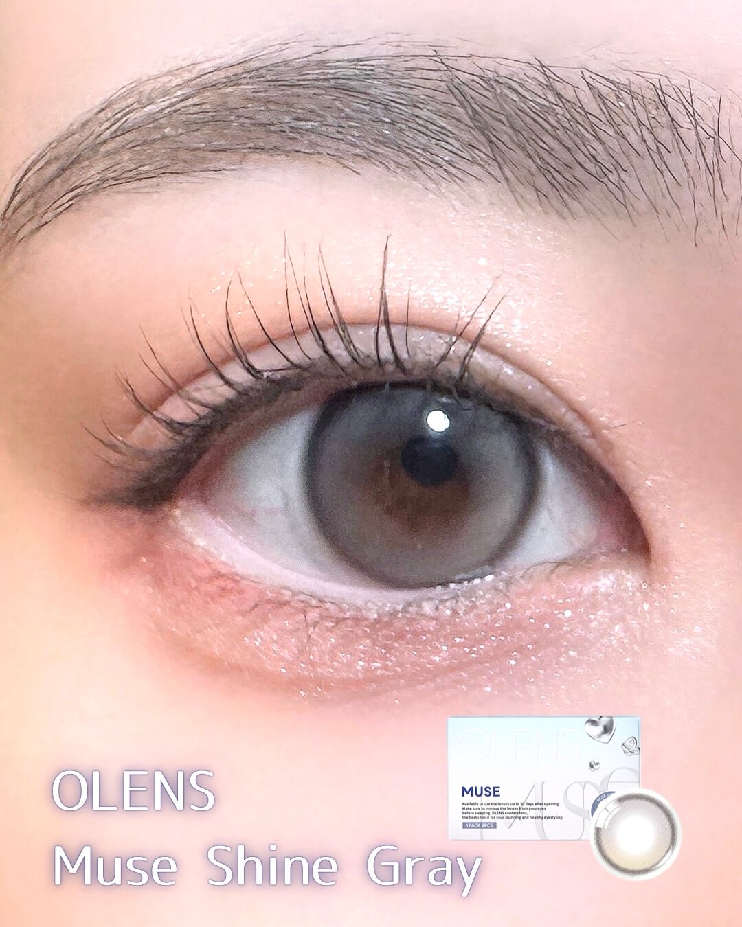 MUSE 1month/OLENS/１ヶ月（１MONTH）カラコンを使ったクチコミ（2枚目）