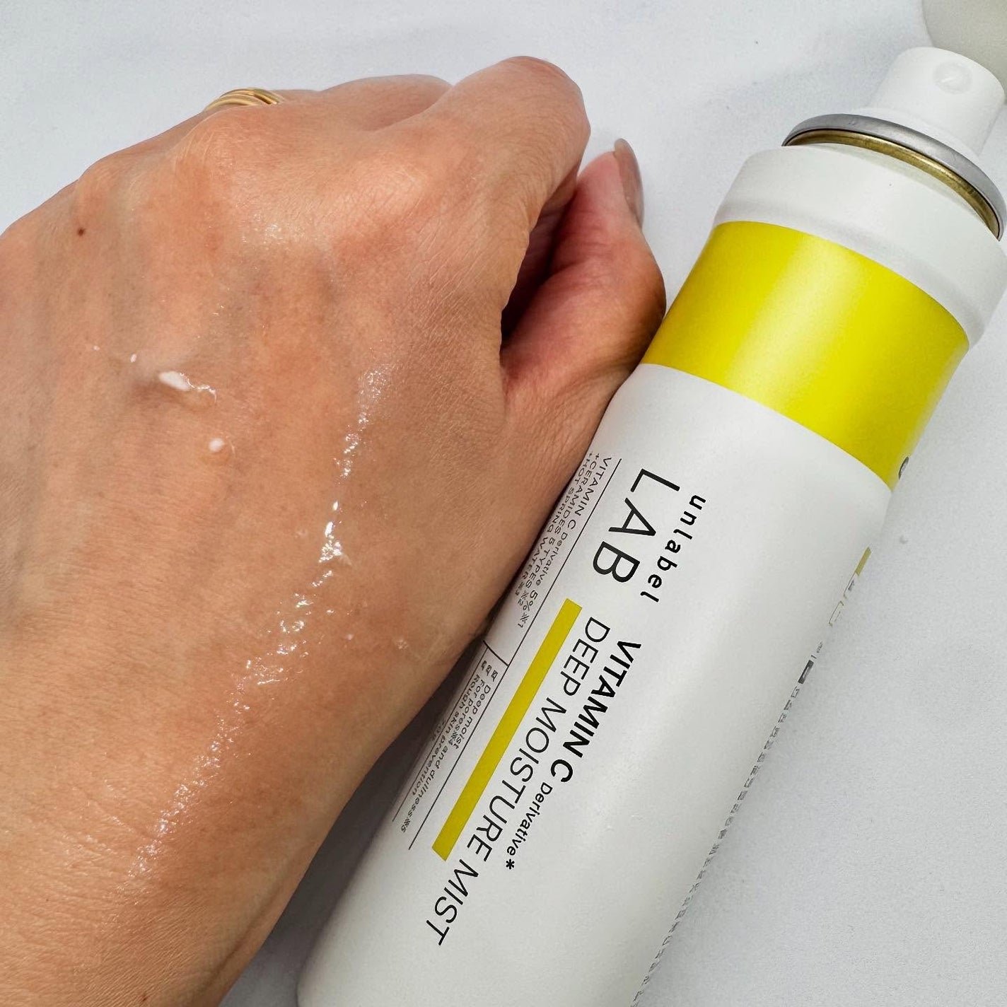 アンレーベル V ディープモイスチャーミスト/unlabel/ミスト状化粧水を使ったクチコミ(5枚目)