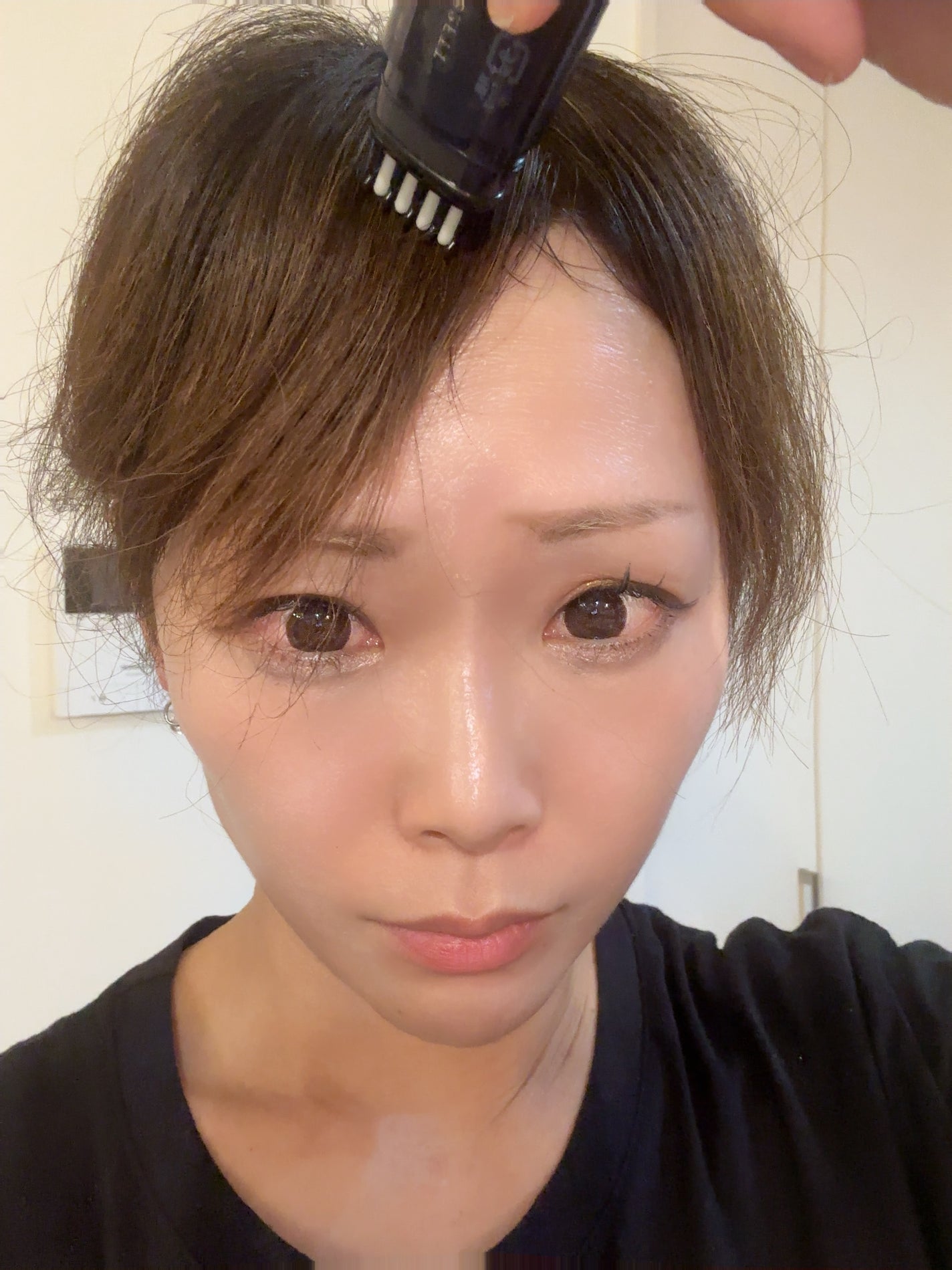 流し前髪キープコーム/いち髪/ヘアジェルを使ったクチコミ(2枚目)