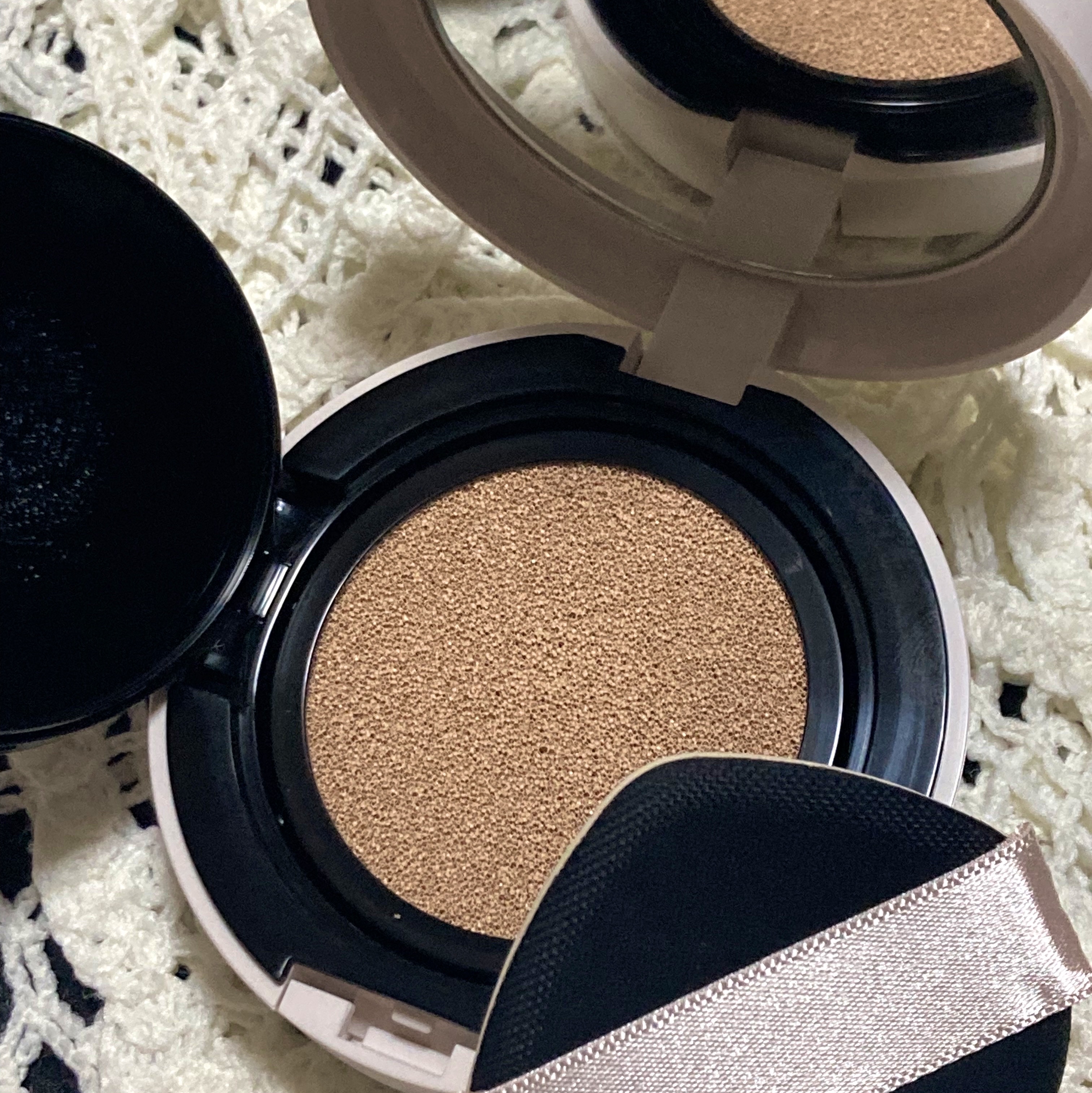 シフォンフィットクッションファンデーション/CEZANNE/クッションファンデーションを使ったクチコミ（2枚目）