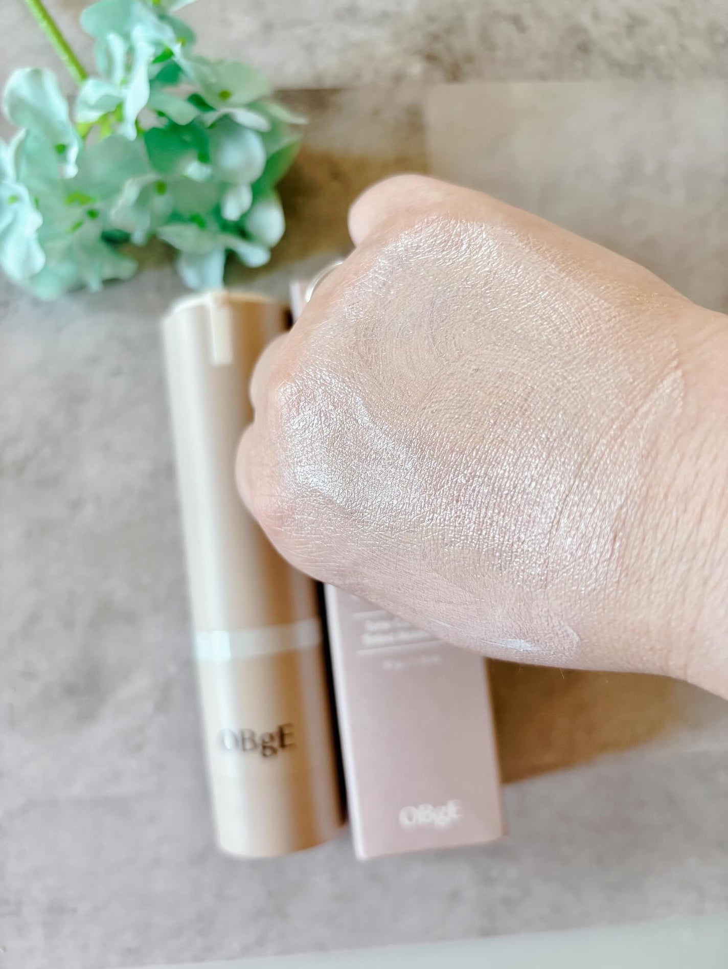 ナチュラルカバーローション/オブジェ/日焼け止めクリームを使ったクチコミ(4枚目)