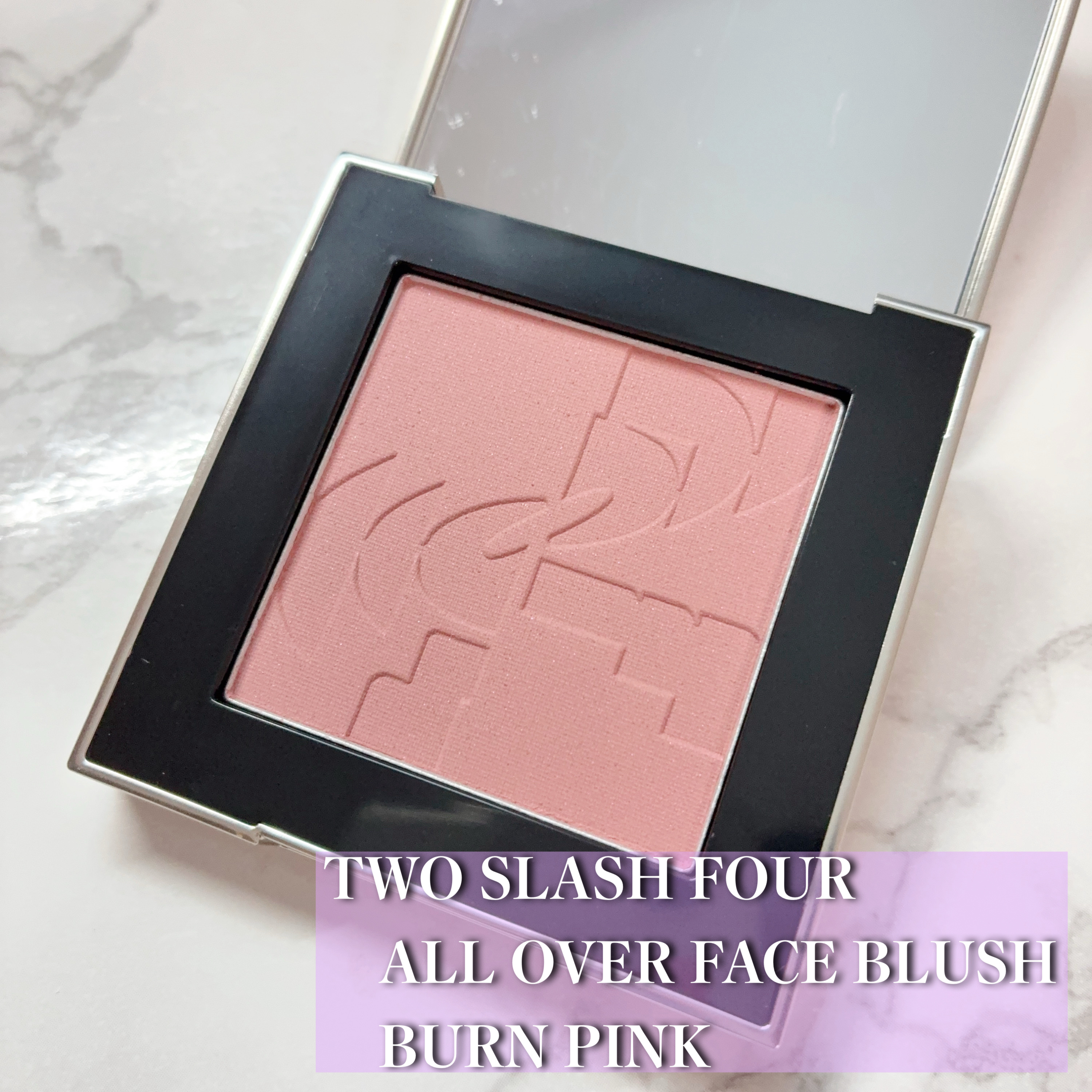 オールオーバーフェイスブラッシュ/TWO SLASH FOUR/パウダーチークを使ったクチコミ（2枚目）