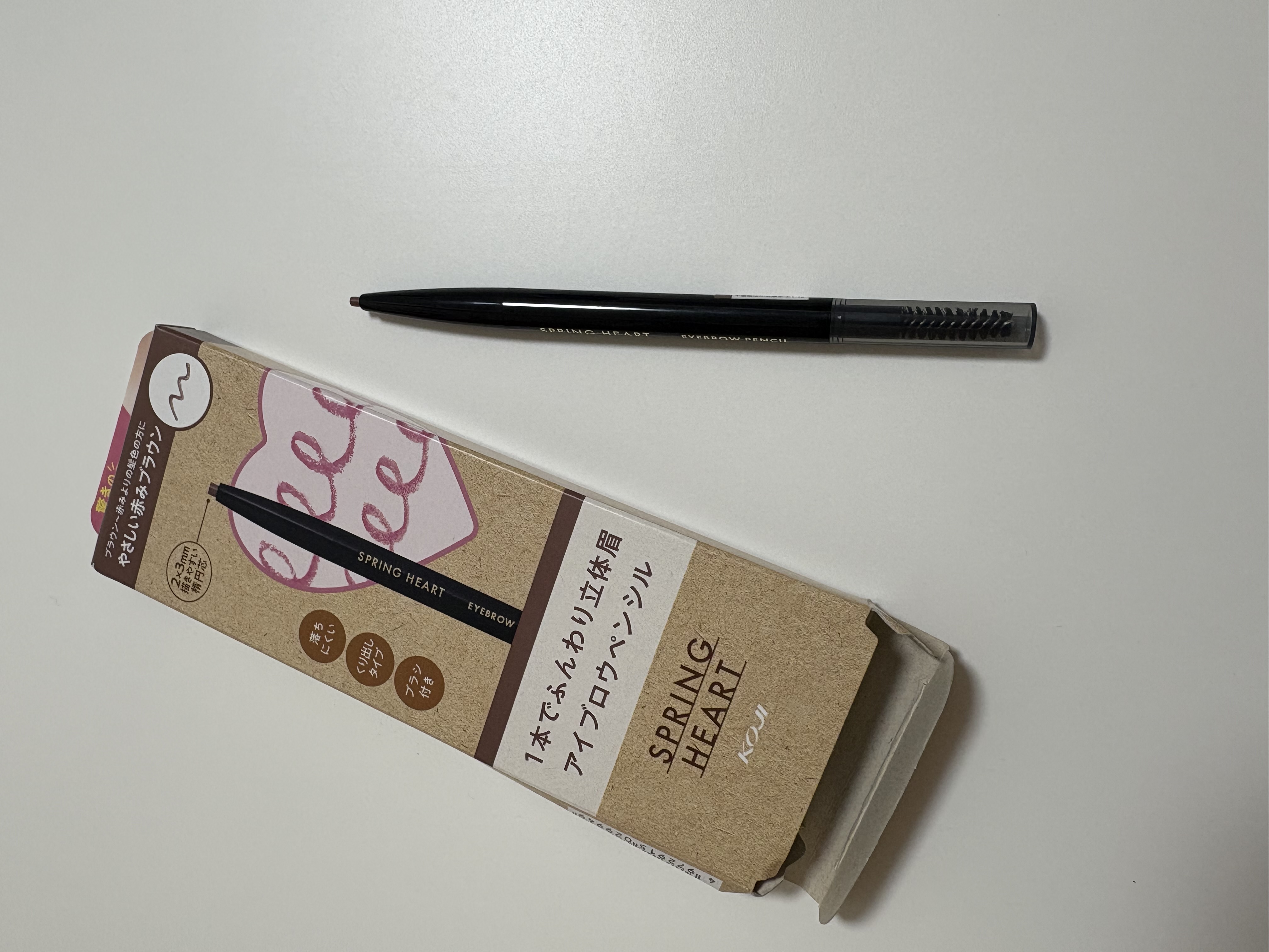 アイブロウペンシル/スプリングハート/アイブロウペンシルを使ったクチコミ（2枚目）