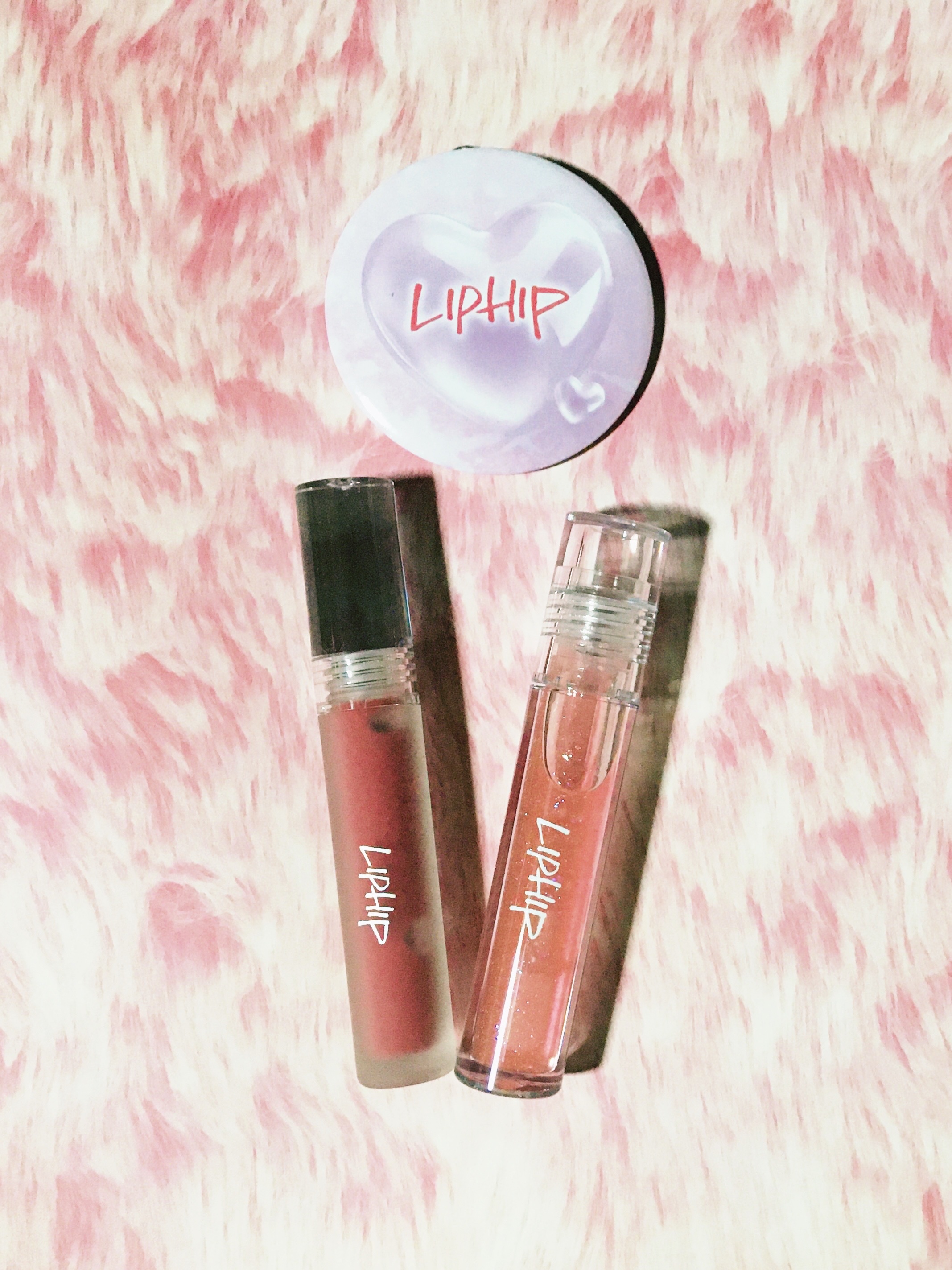 リップヒップグロッシーリップティント #24 インスタグラムゴットネス/LIPHIP(リップヒップ)/口紅を使ったクチコミ（1枚目）