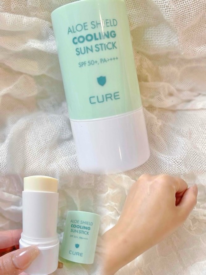ロエキュアアロエシールドクーリングサンスティック/loe CURE/日焼け止めスティックを使ったクチコミ（1枚目）