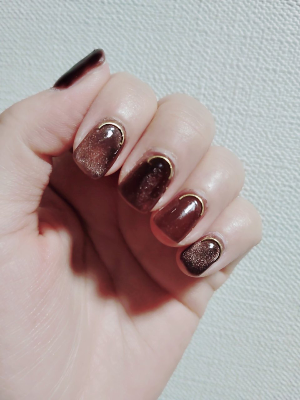 5ミクロンマグネット/ネイル工房/ジェルネイルを使ったクチコミ（2枚目）