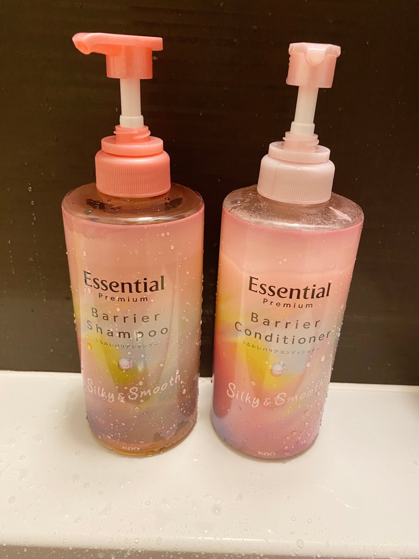 エッセンシャルプレミアム バリアシャンプー・コンディショナー シルキー&スムース/エッセンシャル/市販シャンプーを使ったクチコミ(1枚目)