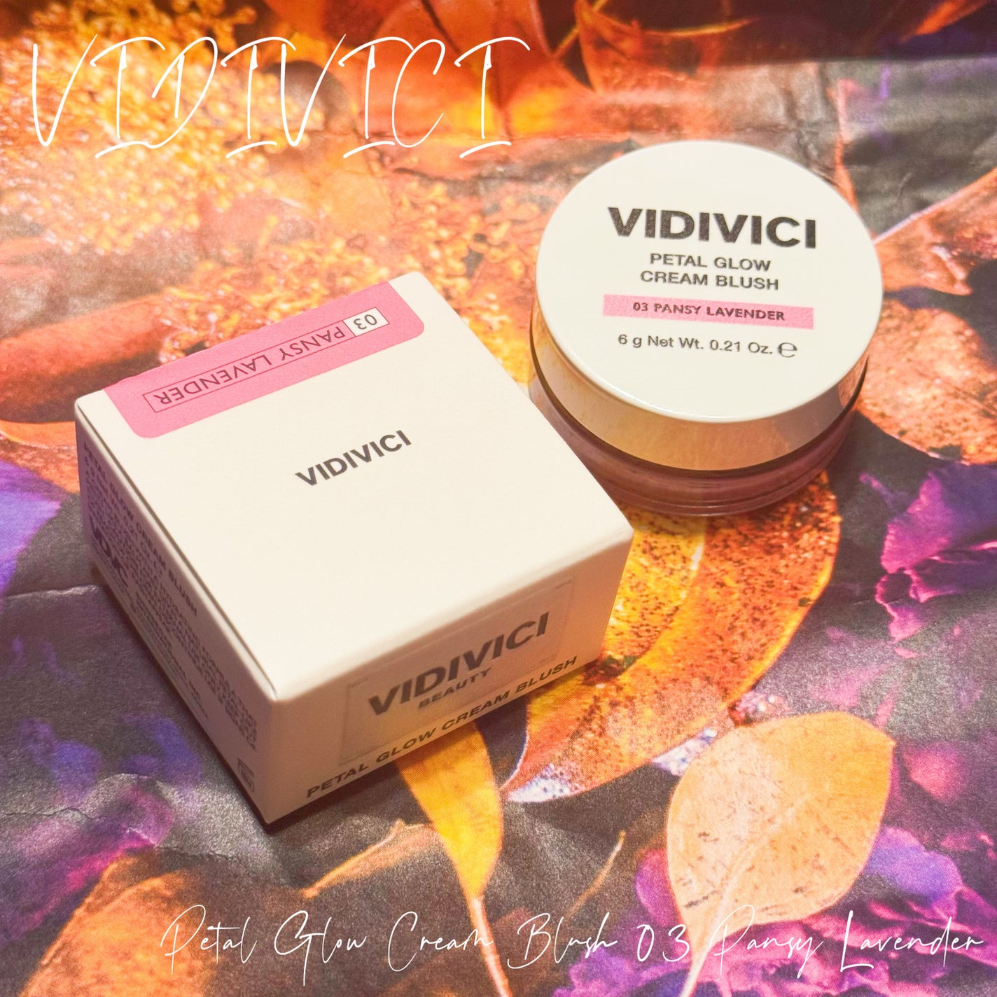 ペタルグロウクリームチーク/VIDIVICI/ジェル・クリームチークを使ったクチコミ(1枚目)