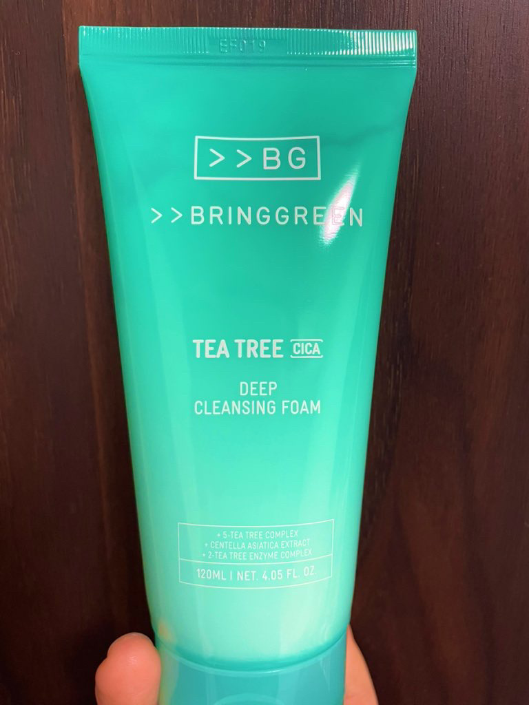 ティーツリーＣクレンジングフォーム/BRING GREEN/洗顔フォームを使ったクチコミ（1枚目）