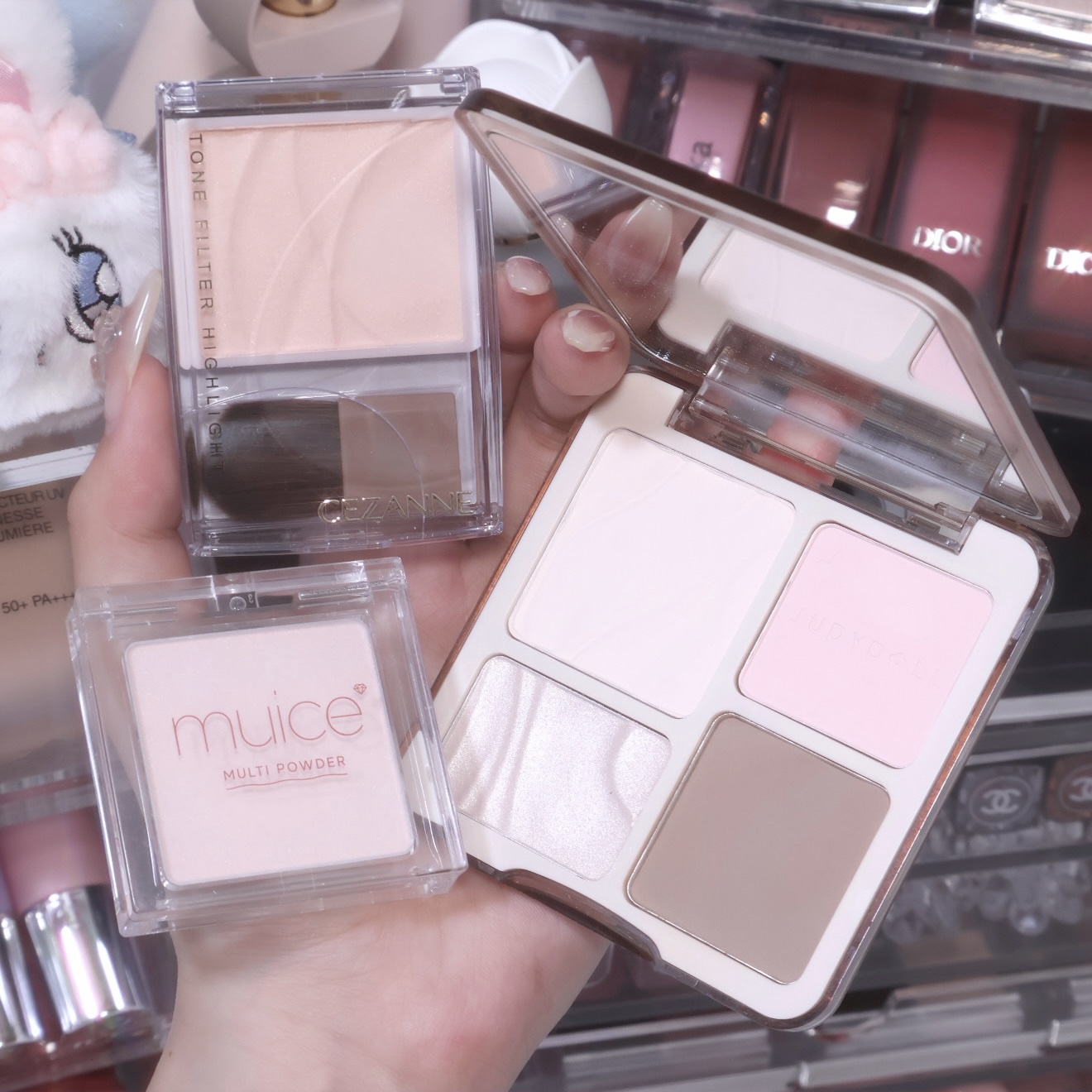 JUDYDOLL メリハリマスターパレット/JUDYDOLL/パウダーハイライトを使ったクチコミ（1枚目）